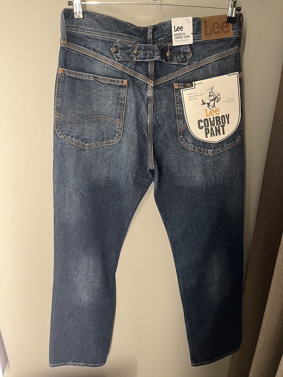 Lee Lee ,Classic Straight Jeans,Brooklyn Cowboy Pant Size US 32 / EU 48 - 4 Thumbnail