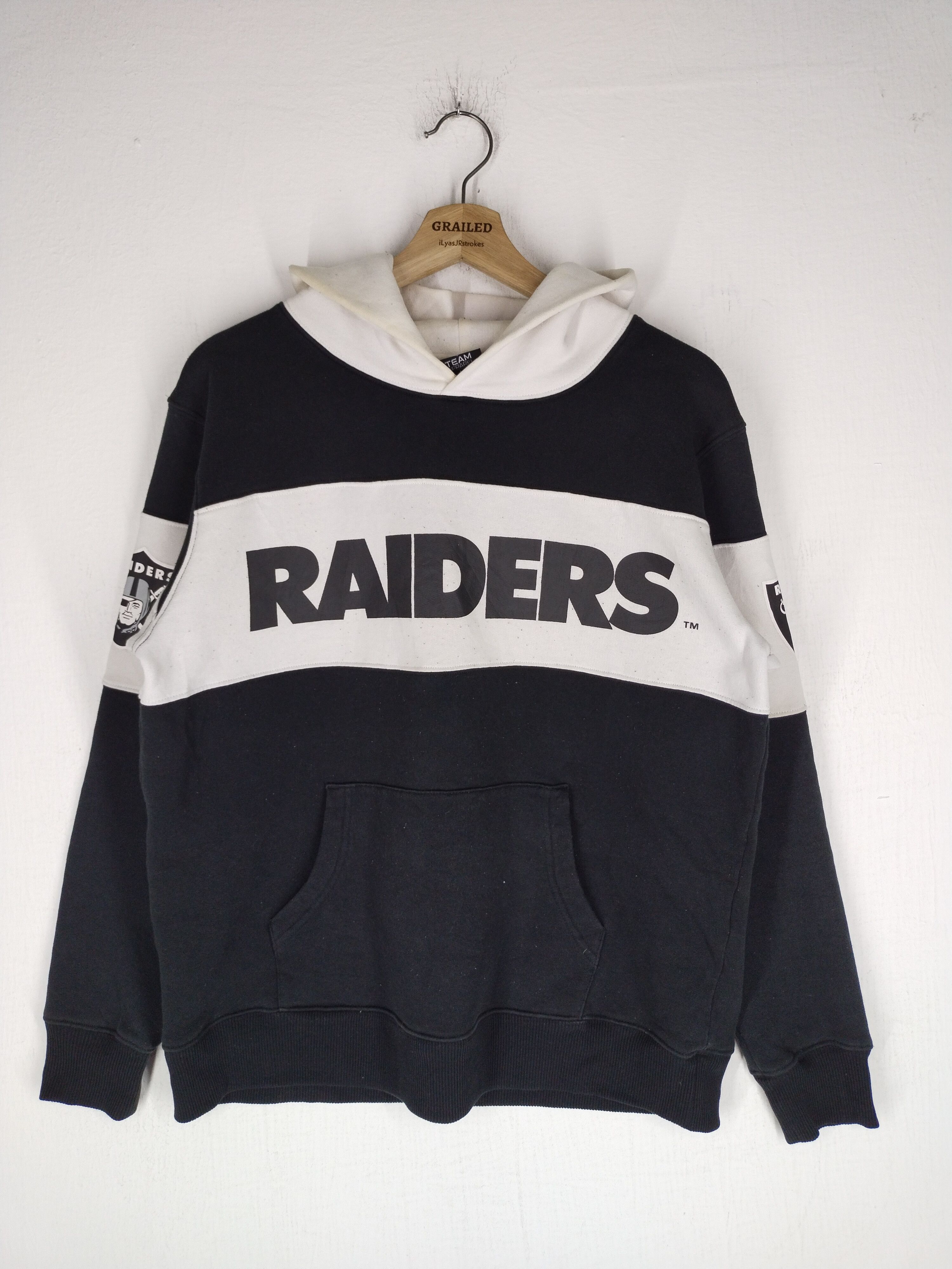 NFL Vintage NFL Raiders Hoodie Sweatshirt Size US M / EU 48-50 / 2 - 2 Thumbnail