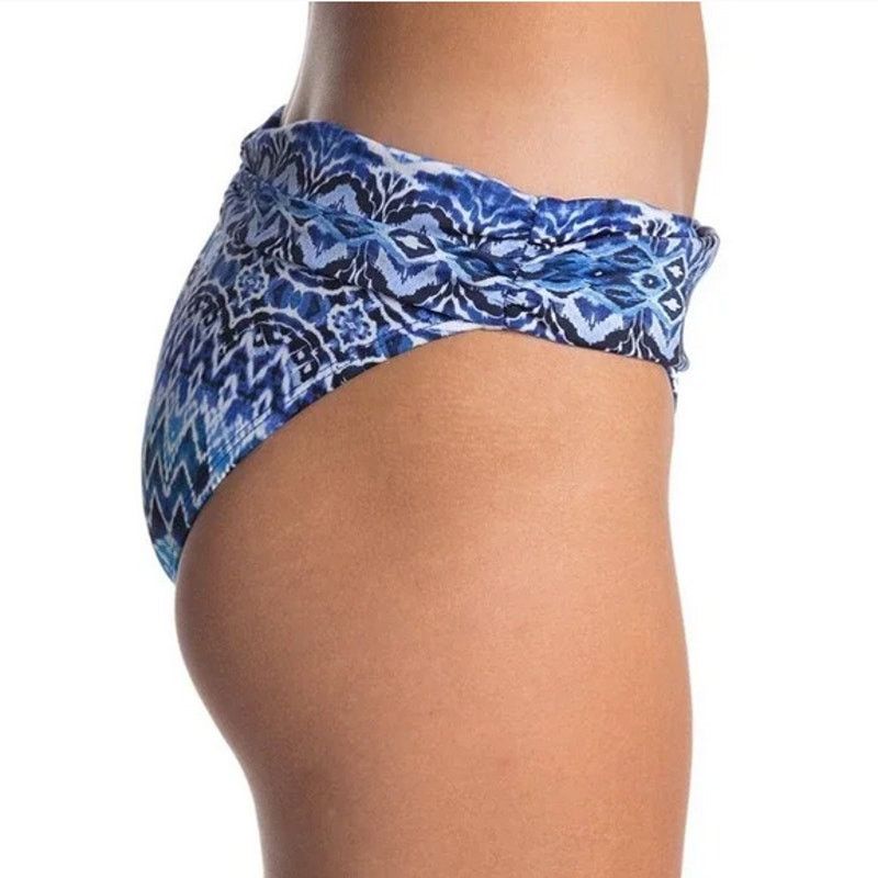 Other La Blanca Ikat Shirred Band Bikini Size 14 NWT Size ONE SIZE - 3 Thumbnail