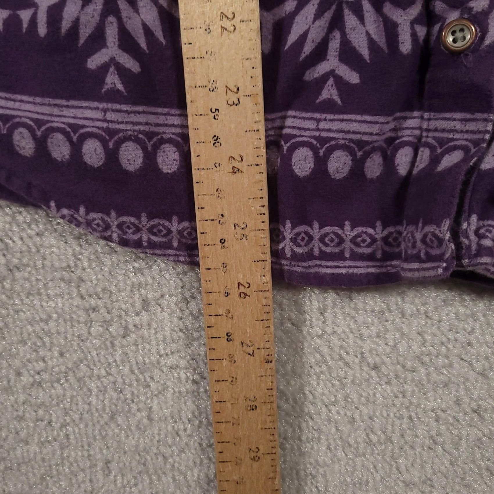 Vintage Cabela's Shirt Mens L Purple Snowflake Fleece Button-Up Winter Pattern Outdoors Size US L / EU 52-54 / 3 - 6 Thumbnail