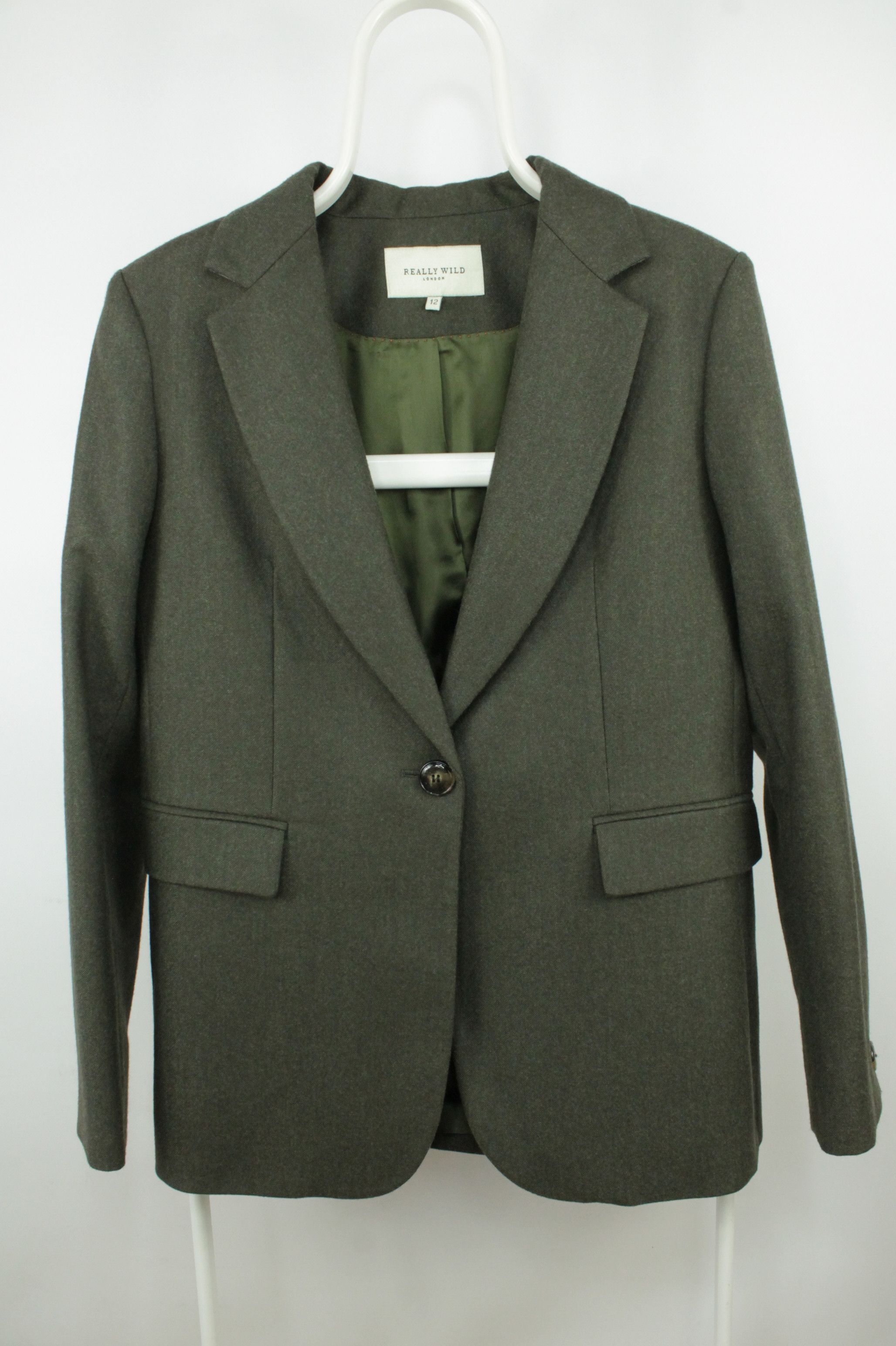 Other Really Wild Lavat Wool Single Breasted Blazer Jacket Size M / US 6-8 / IT 42-44 - 1 Thumbnail