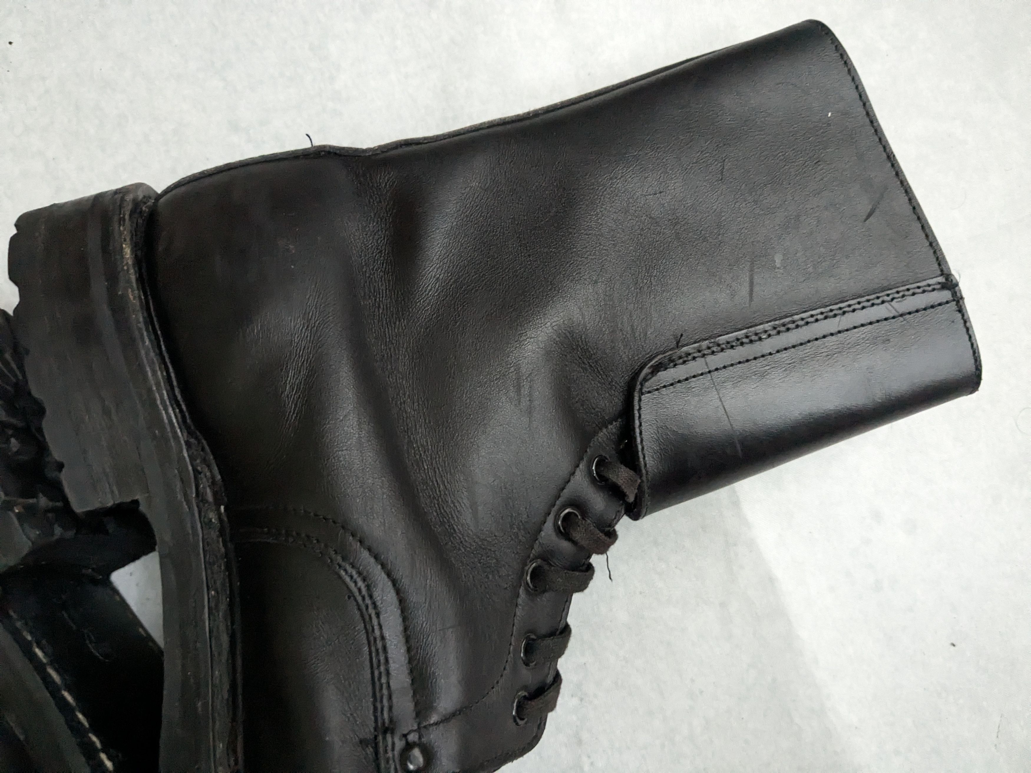 Genuine Leather Derisi Combat Boots Black 9 42 Paratrooper Military Size US 9 / EU 42 - 14 Thumbnail