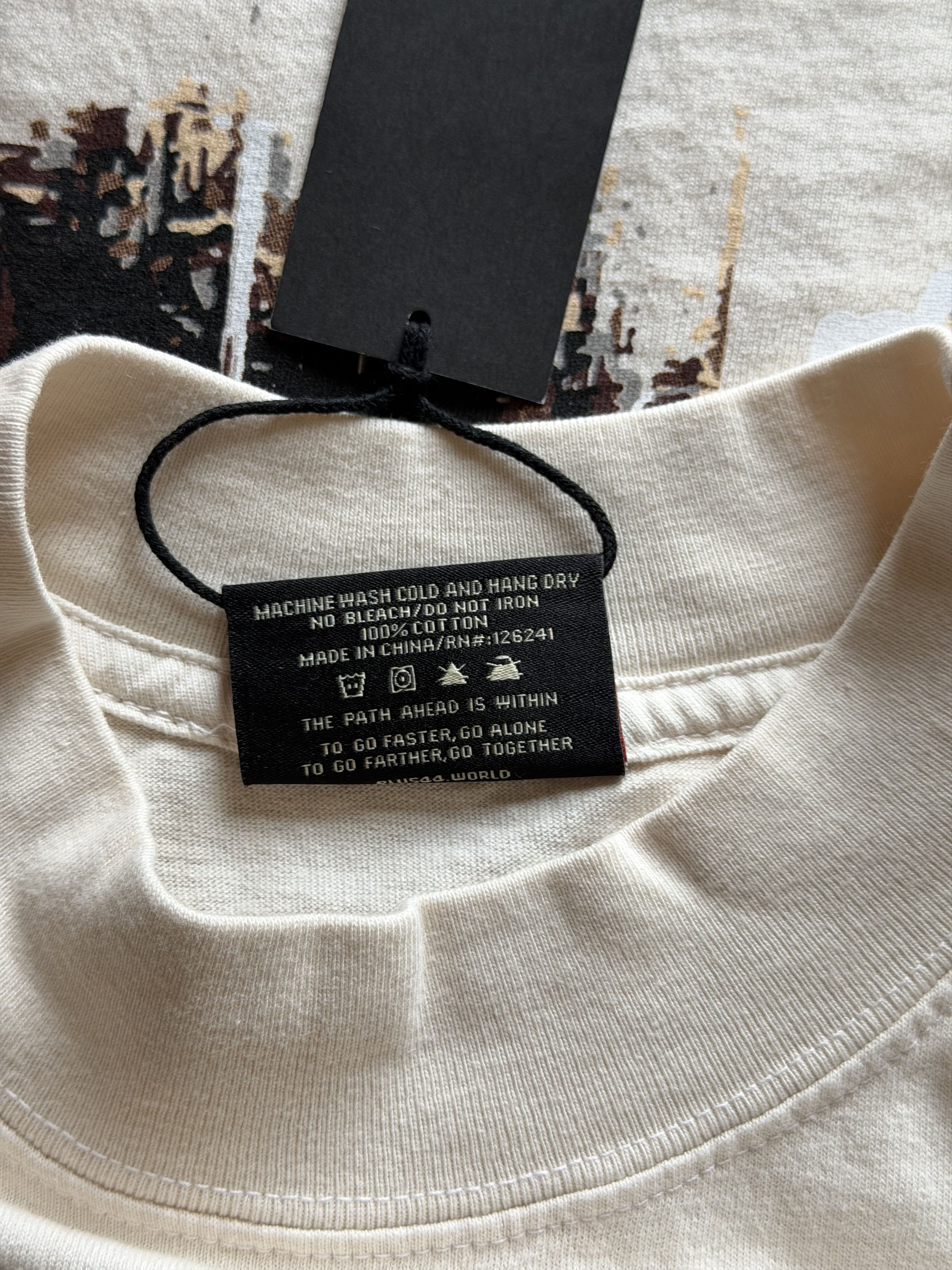 +44 +44 Lewis Hamilton Still We Rise Boxy Tee in Bone White Size US L / EU 52-54 / 3 - 8 Thumbnail