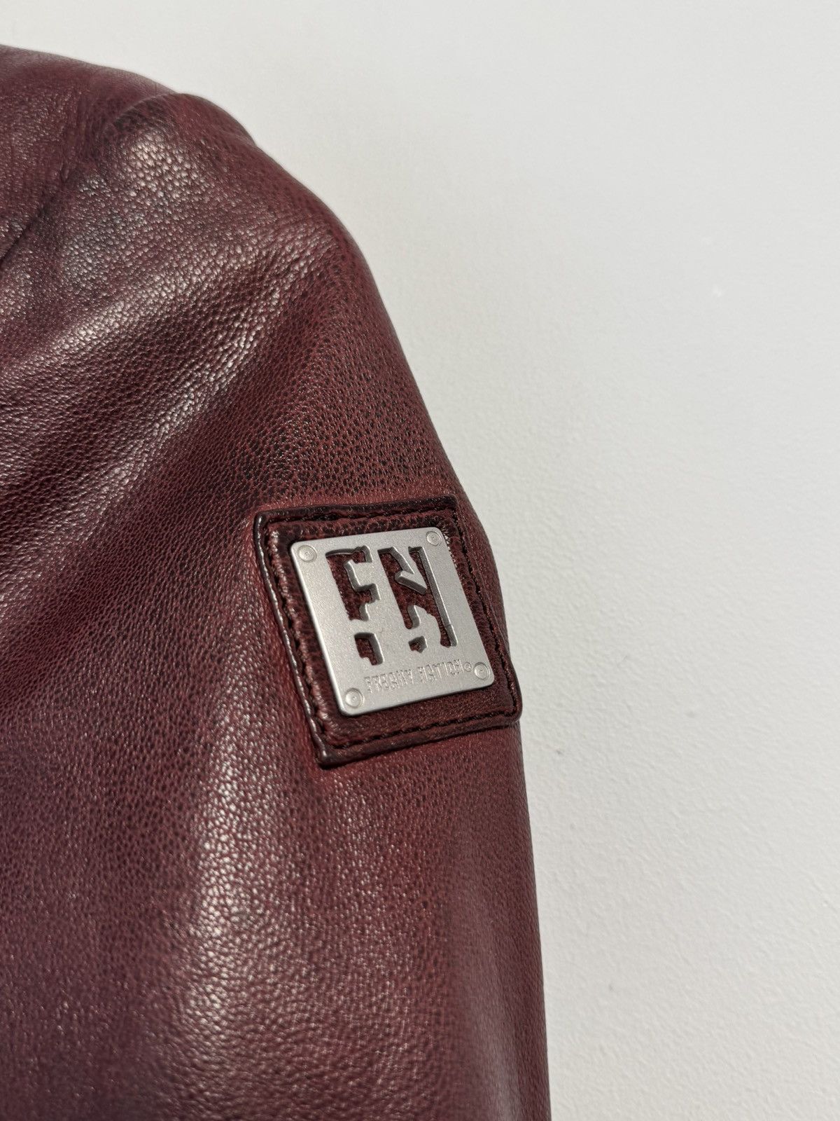 Japanese Brand × Vintage Freaky Nation Leather Biker Jacket Red Leather Women’s Size XS / US 0-2 / IT 36-38 - 7 Thumbnail