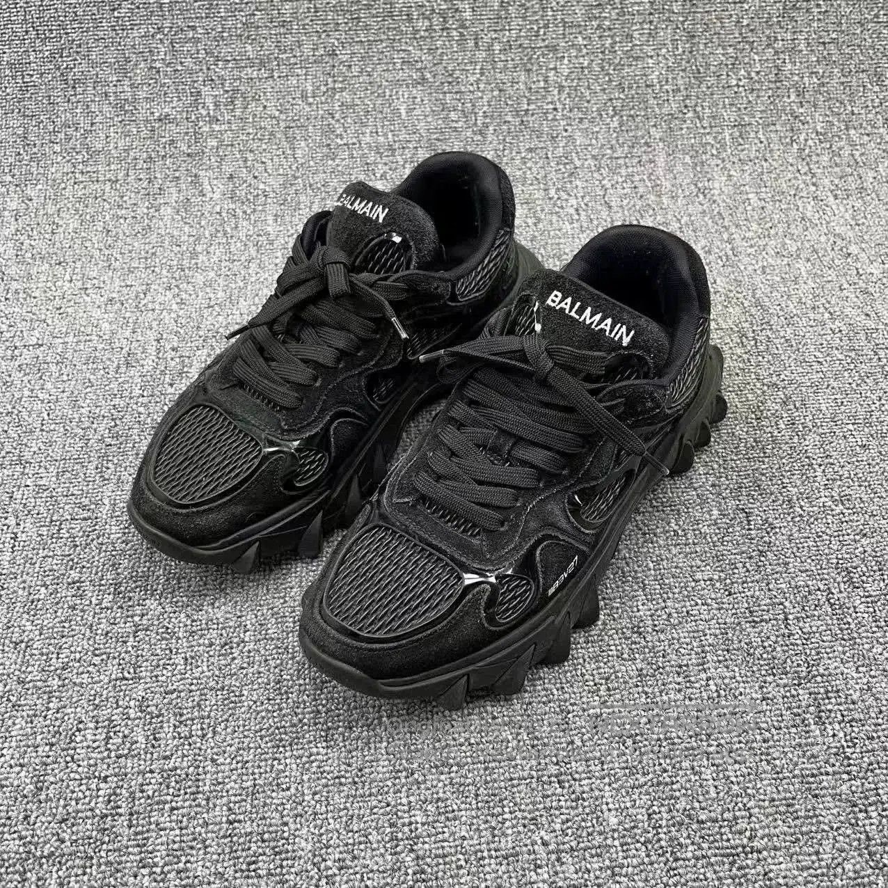 Balmain Balmain B-East 2023 Black Dad Sneakers. Size US 6 / EU 39 - 1 Thumbnail