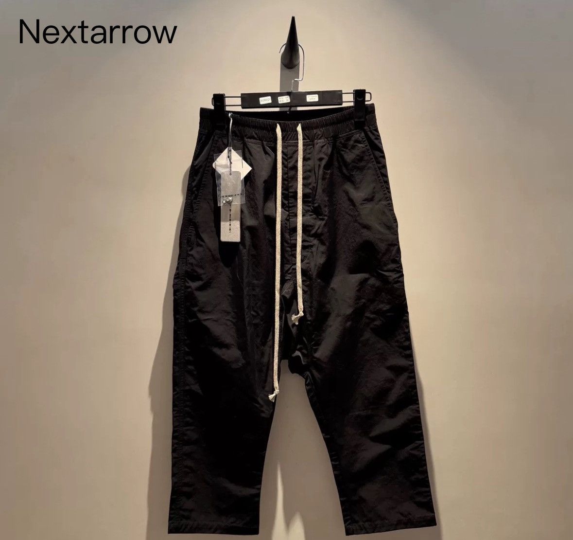 Rick Owens Rick owens drkshdw double base drawstring cropped pants Size US 29 - 1 Thumbnail
