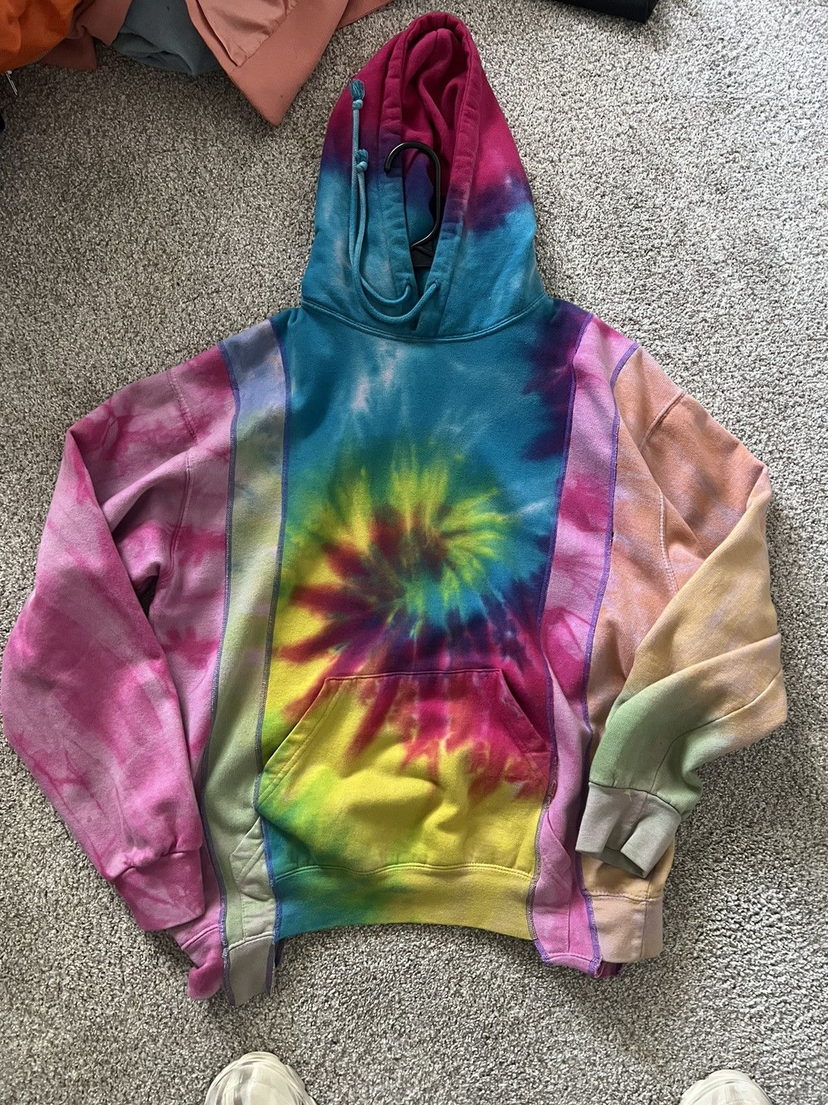 Needles Needles Reconstructed Tie Dye Hoodie Size US S / EU 44-46 / 1 - 3 Thumbnail