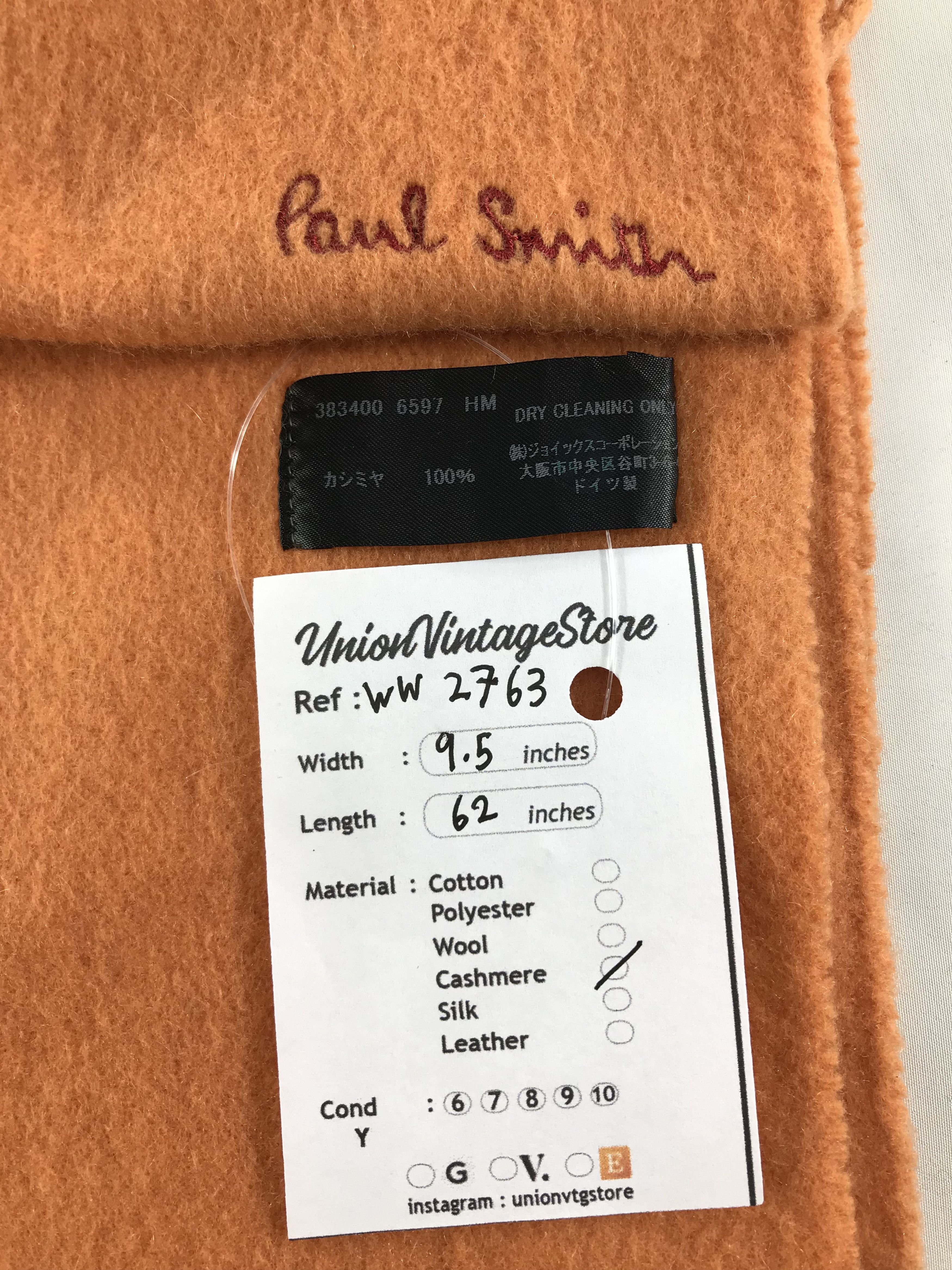 Paul Smith Paul Smith Scarf / Muffler / Neckwear - WW2763 Size ONE SIZE - 5 Thumbnail
