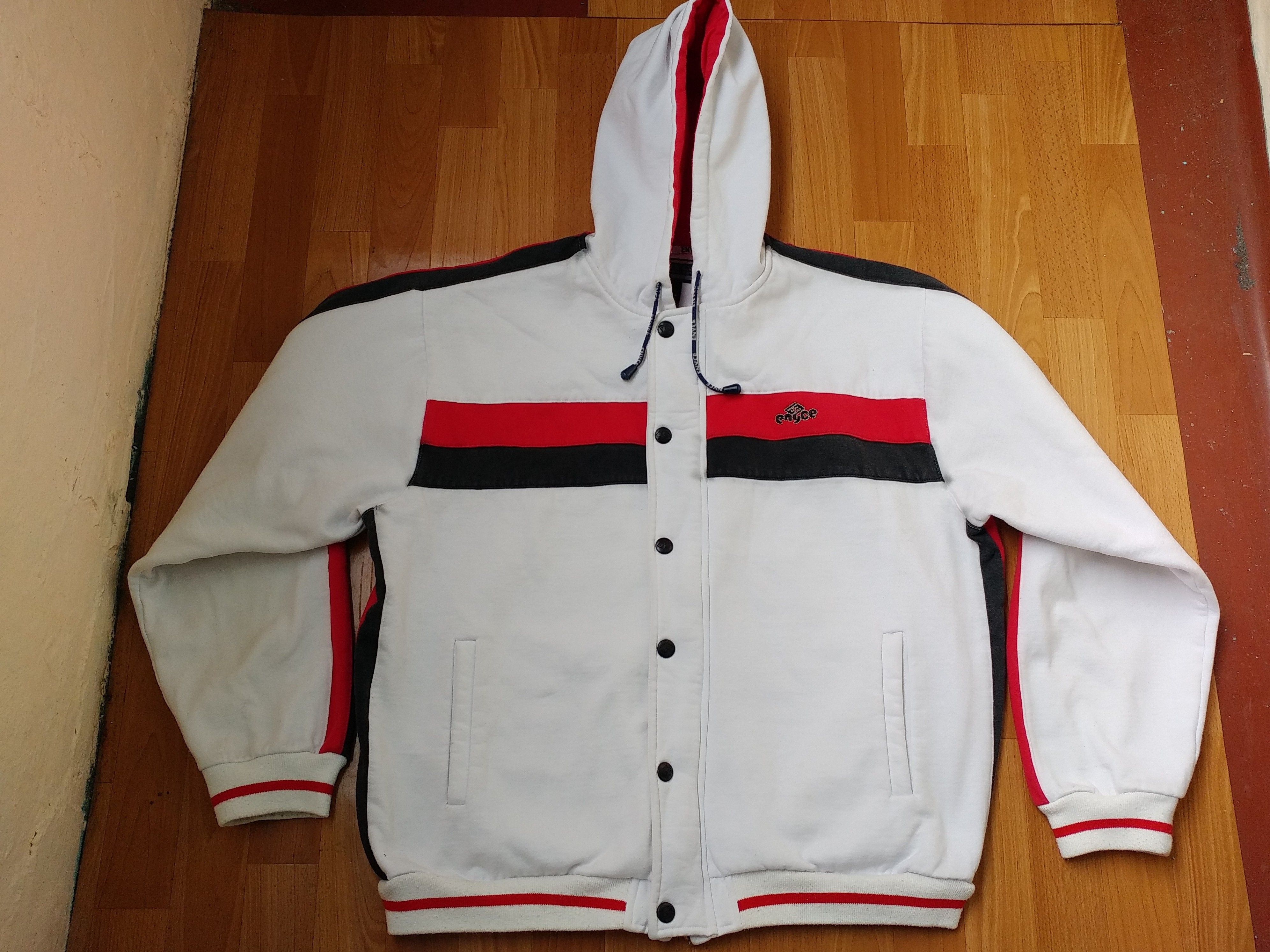 Enyce Enyce hoodie, white sweat shirt of vintage 90s hip-hop XXL Size US XXL / EU 58 / 5 - 1 Thumbnail