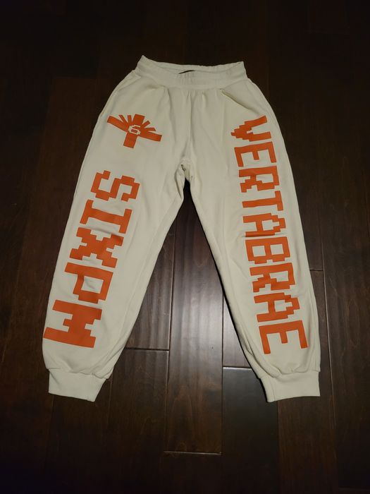 Vertabrae Vertebrae x 6pm Sixpm White Orange Sweatpants Grailed