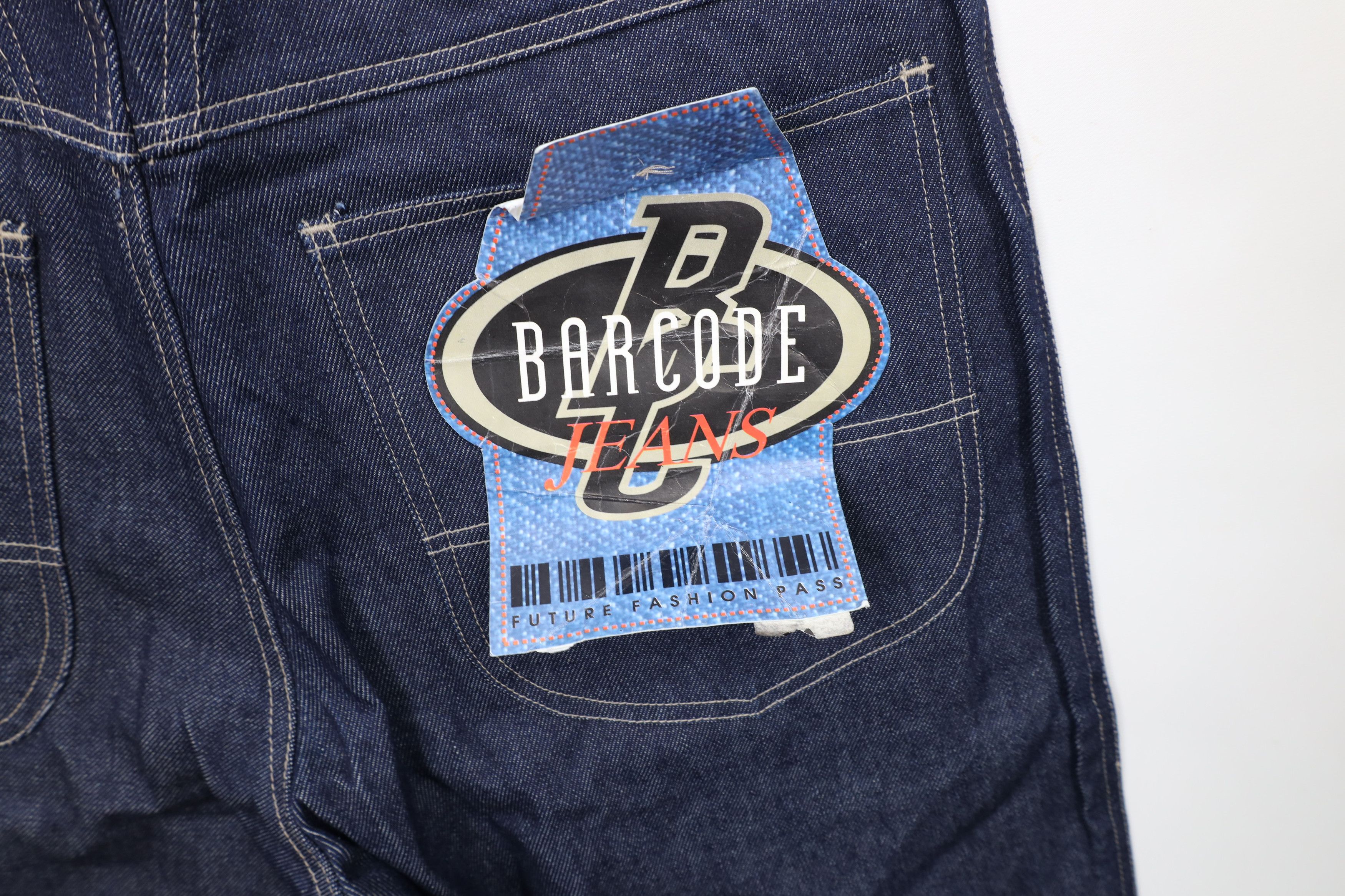 Vintage Deadstock Vintage 90s Y2K Streetwear Denim Cargo Shorts Blue Size US 36 / EU 52 - 13 Thumbnail
