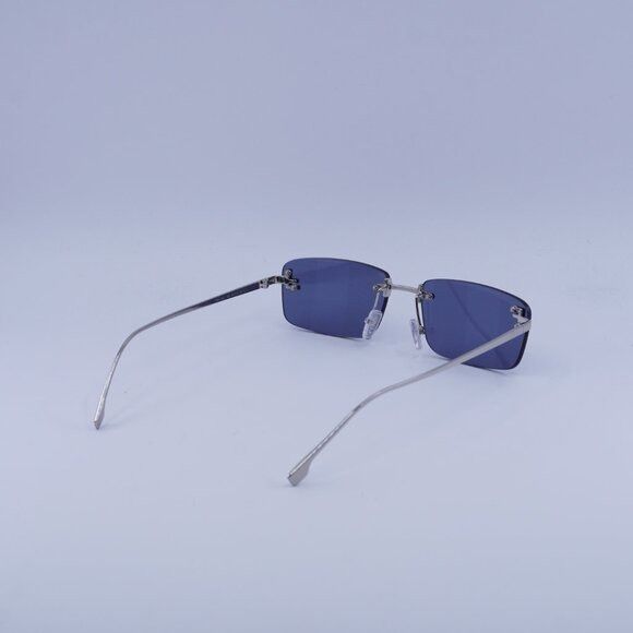 Fendi Fendi FE4172US 16X Sunglasses Shiny Palladium Rectangle Size ONE SIZE - 9 Thumbnail