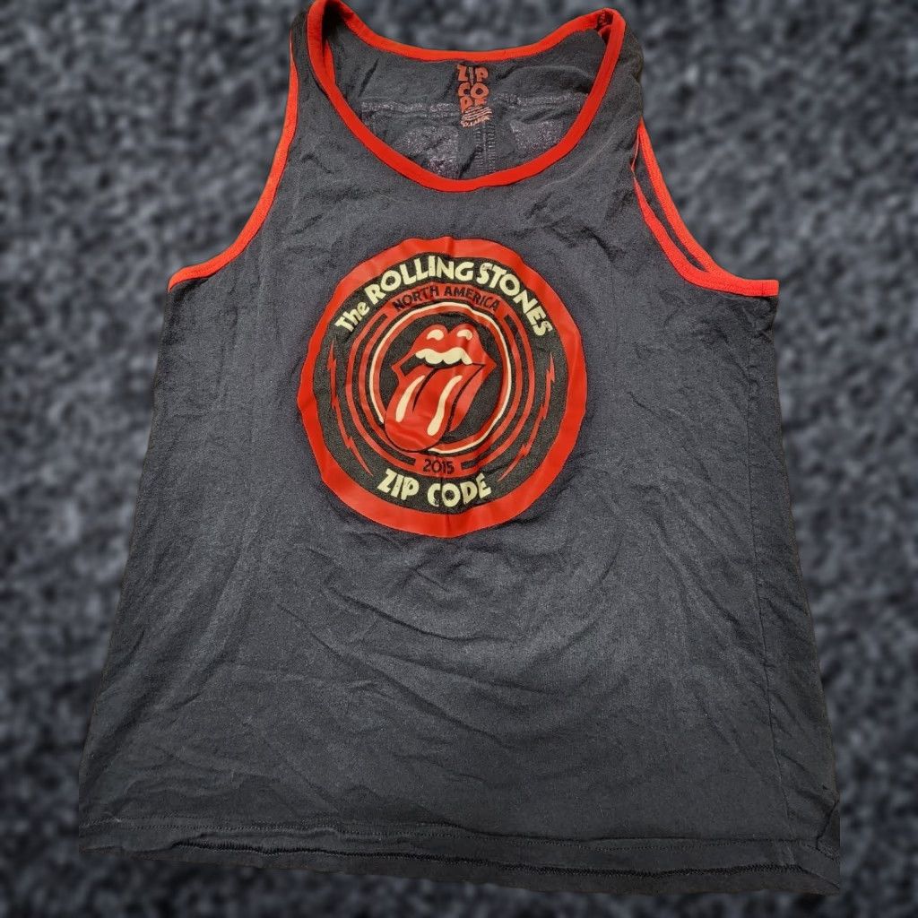Doublet Zip Code Rolling Stones TankTop 2XL Adult Black Double-Sided Graphic 2015 Tour Mens Size US XXL / EU 58 / 5 - 1 Thumbnail