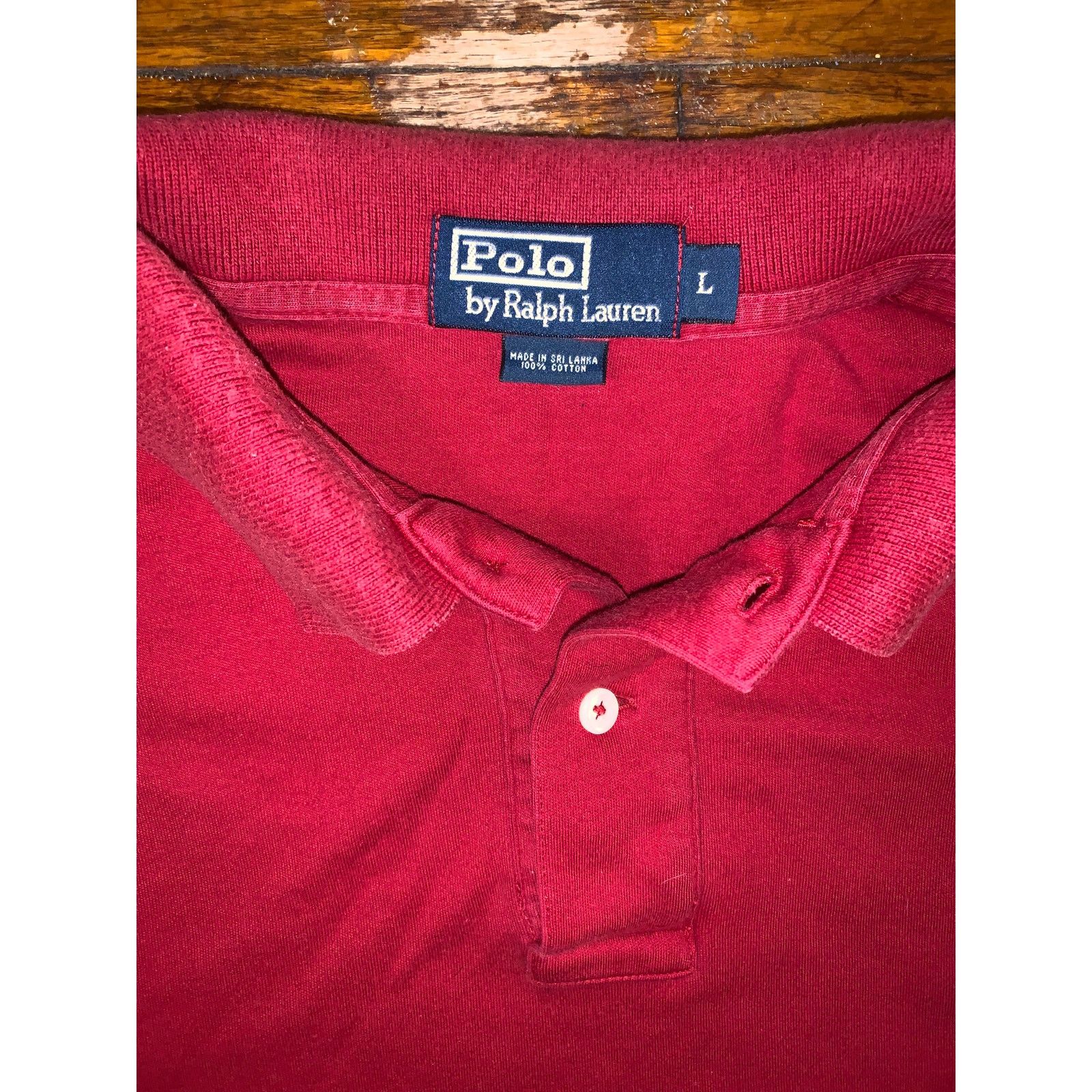 Polo Ralph Lauren Polo Ralph Lauren Polo Shirt Large Red Blue Pony Size US L / EU 52-54 / 3 - 2 Thumbnail