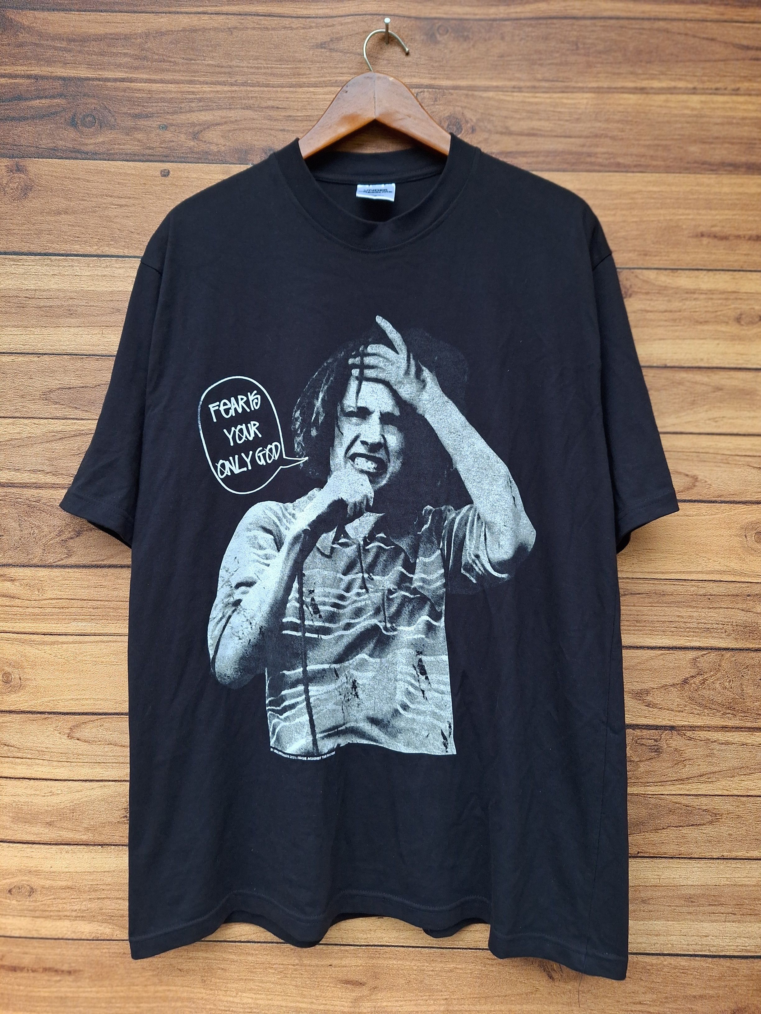 Vintage 🔥RARE🔥 Rage against the machine burning monk album y2k Size US L / EU 52-54 / 3 - 1 Thumbnail