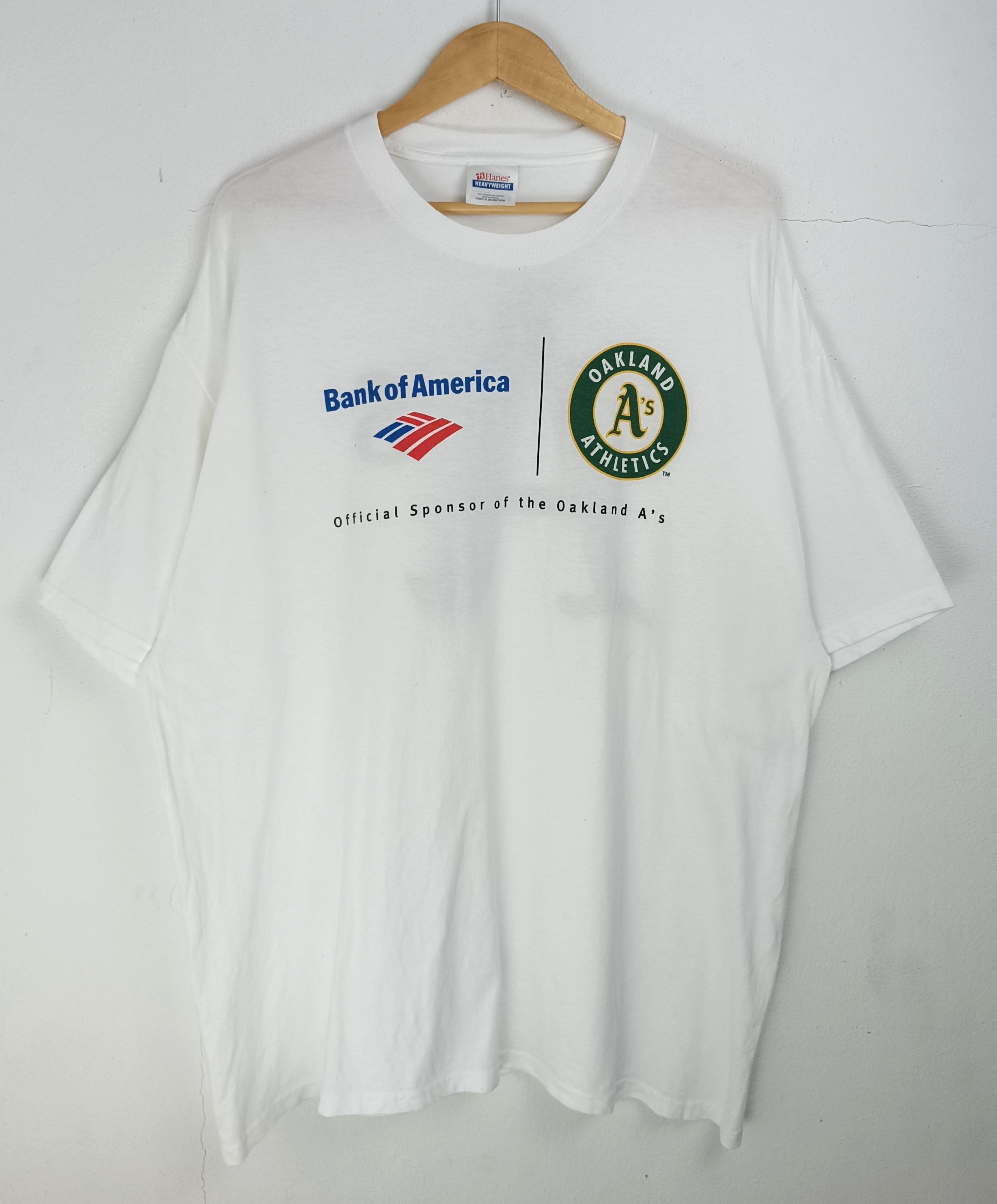 MLB VINTAGE 90'S OAKLAND ATHLETICS X BANK OF USA MLB VERY RARE Size US XL / EU 56 / 4 - 3 Thumbnail