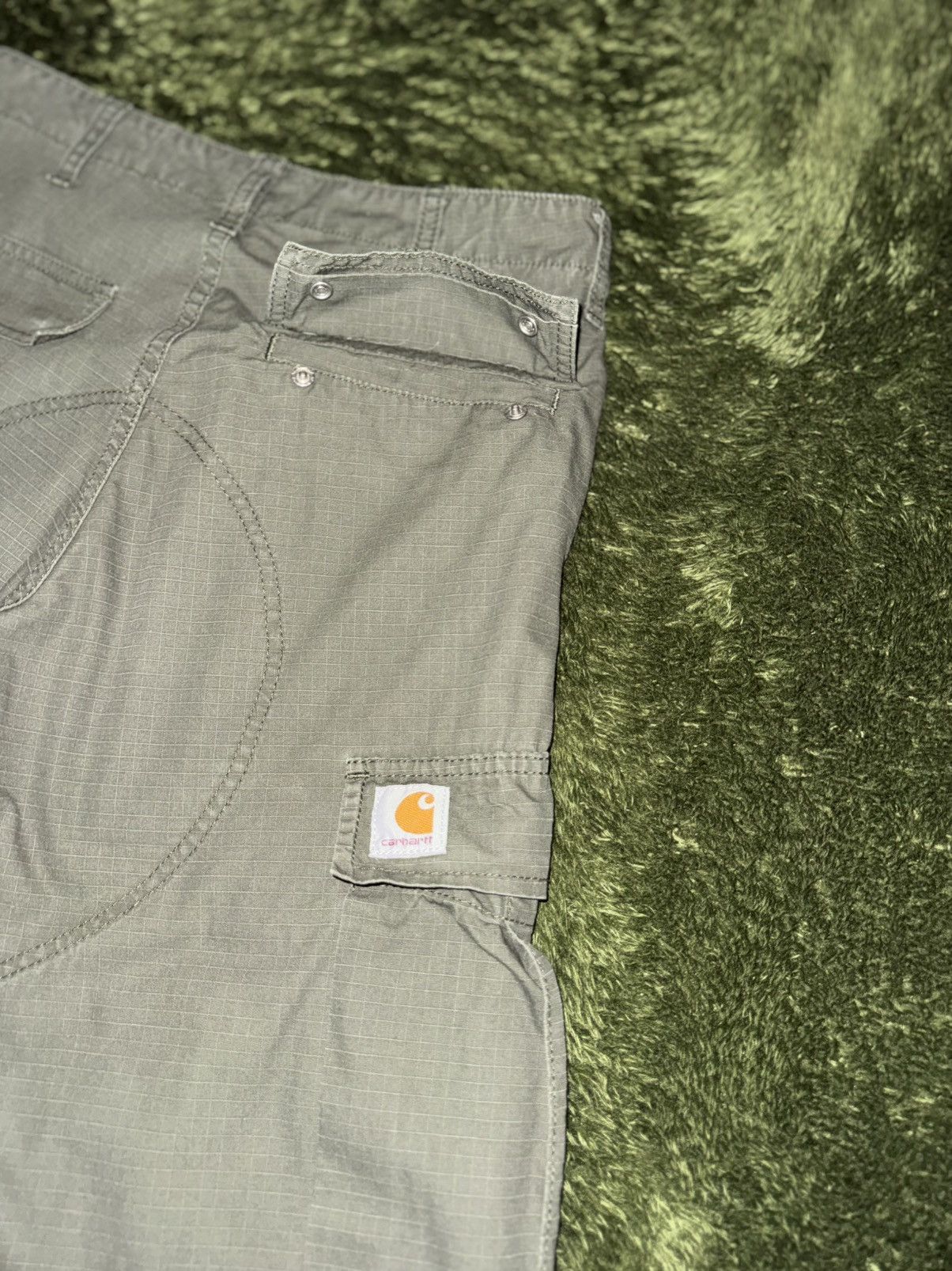Carhartt Wip [28X32] Carhartt WIP Ripstop Cargo Pants Olive Size US 28 / EU 44 - 11 Thumbnail