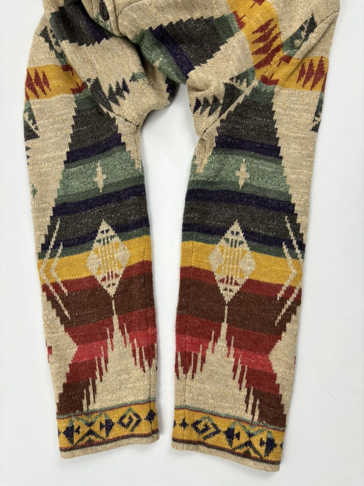 Denim & Supply Ralph Lauren × Polo Ralph Lauren × Ralph Lauren RARE Aztec Navajo Southwestern Shawl Tribal Cardigan Sweater Jacket Jumper Size S / US 4 / IT 40 - 20 Thumbnail