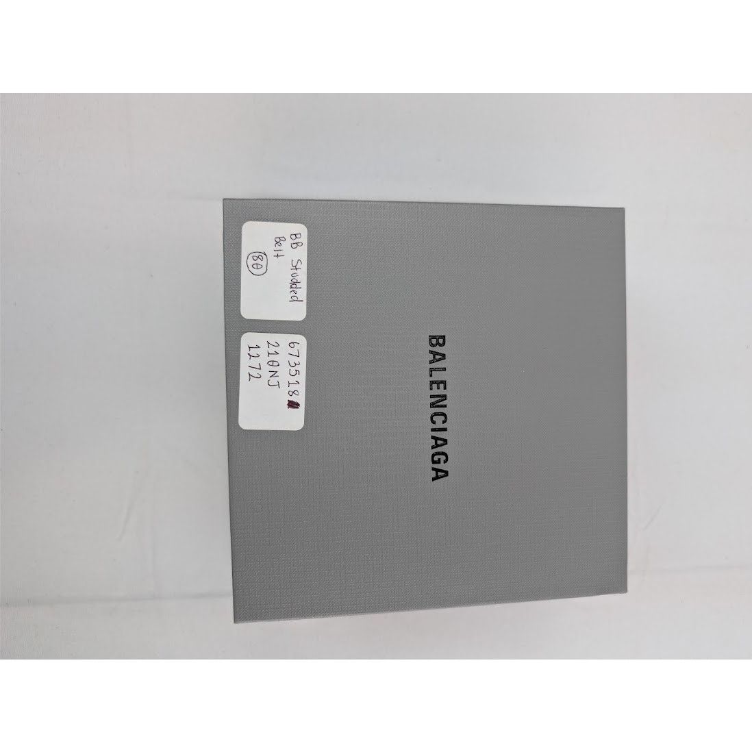 Balenciaga o1rshd1 Size: 80cm / Women's BB Studded Belt in Black/Silver Size ONE SIZE - 15 Thumbnail