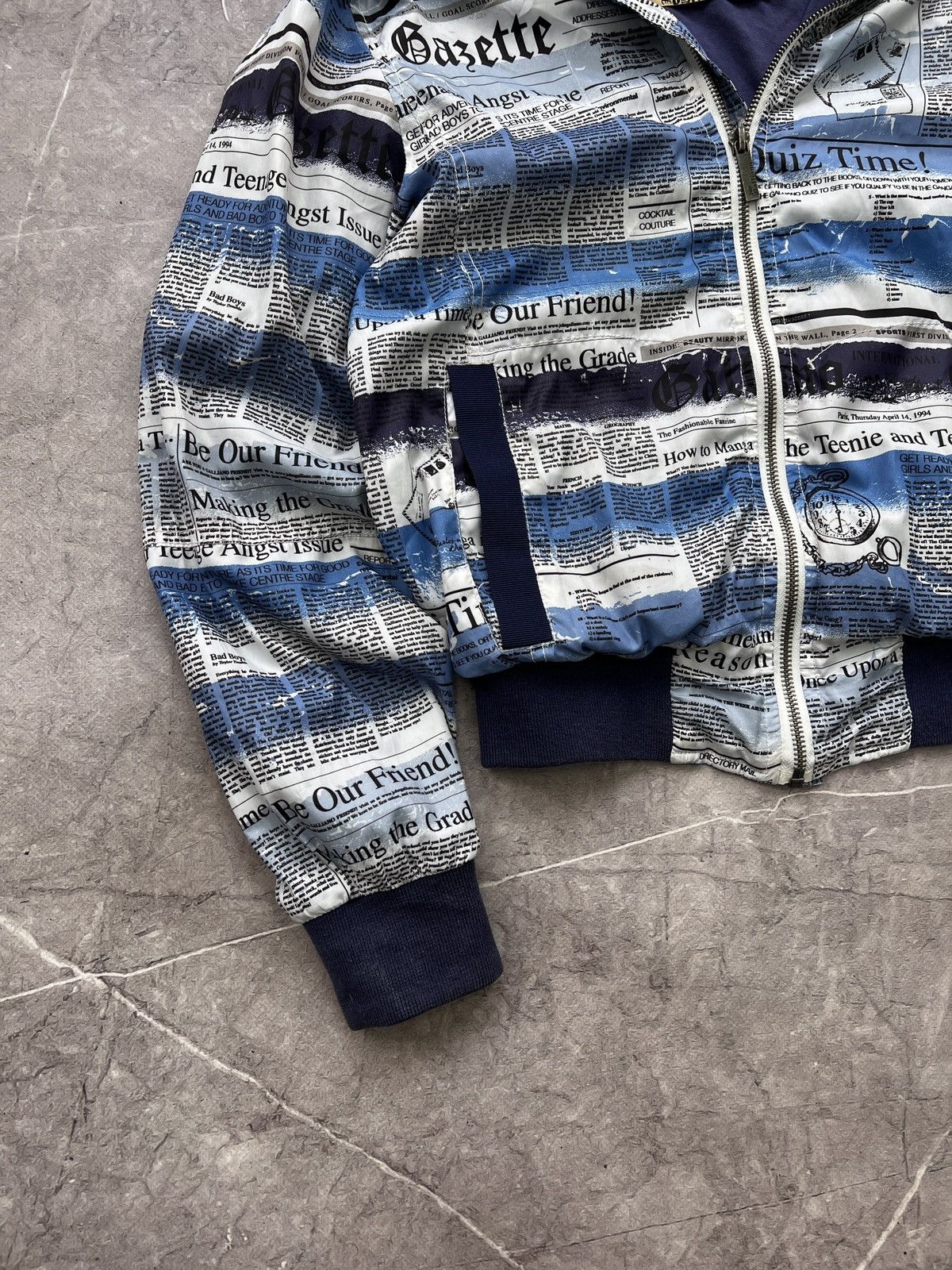 Designer × John Galliano VINTAGE RARE 90s gazette John Galliano nylon jacket Woman L Size L / US 10 / IT 46 - 2 Thumbnail