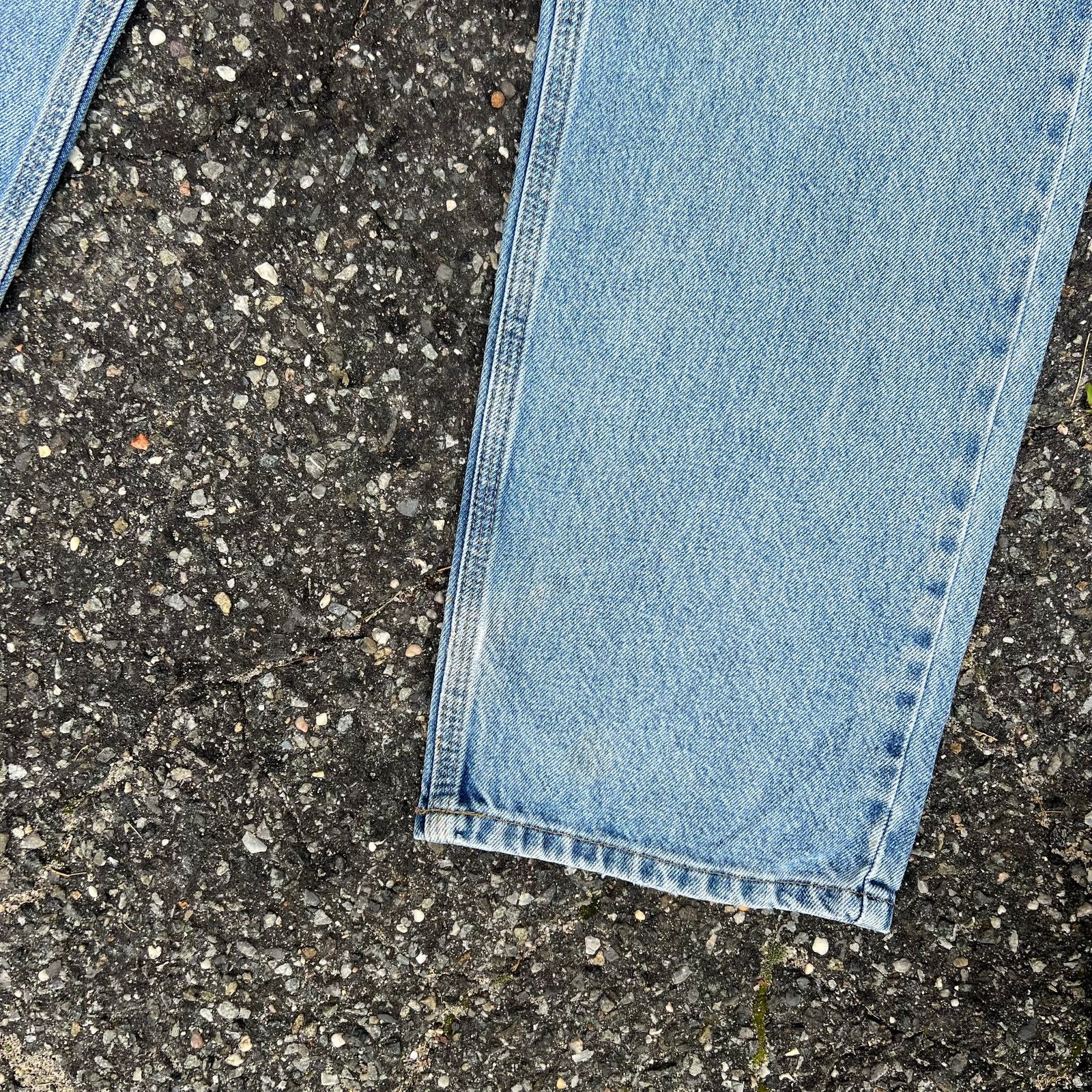 Carhartt Vintage carhartt denim jeans light wash work carpenter pants Size US 37 - 8 Thumbnail