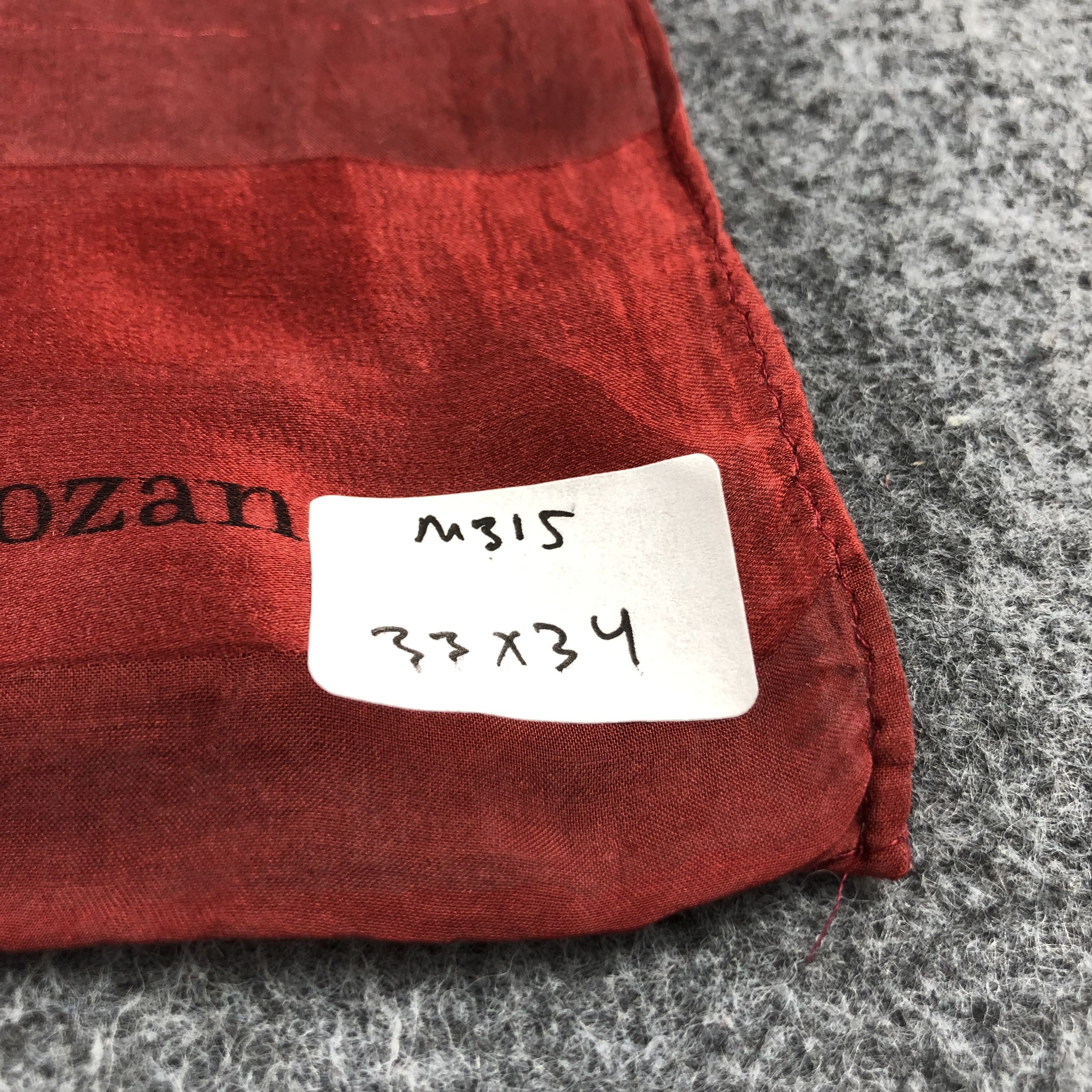 Vintage Fabien Rozan Slit Thread Silk Scarf M315 Size ONE SIZE - 6 Thumbnail