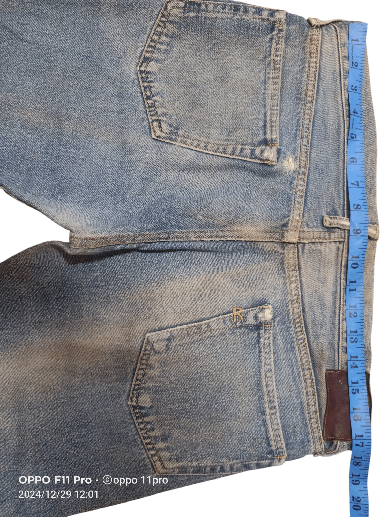 45rpm × Japanese Brand 45 Rpm Denim SunFaded Vintage Distressdenim Size US 34 / EU 50 - 4 Thumbnail