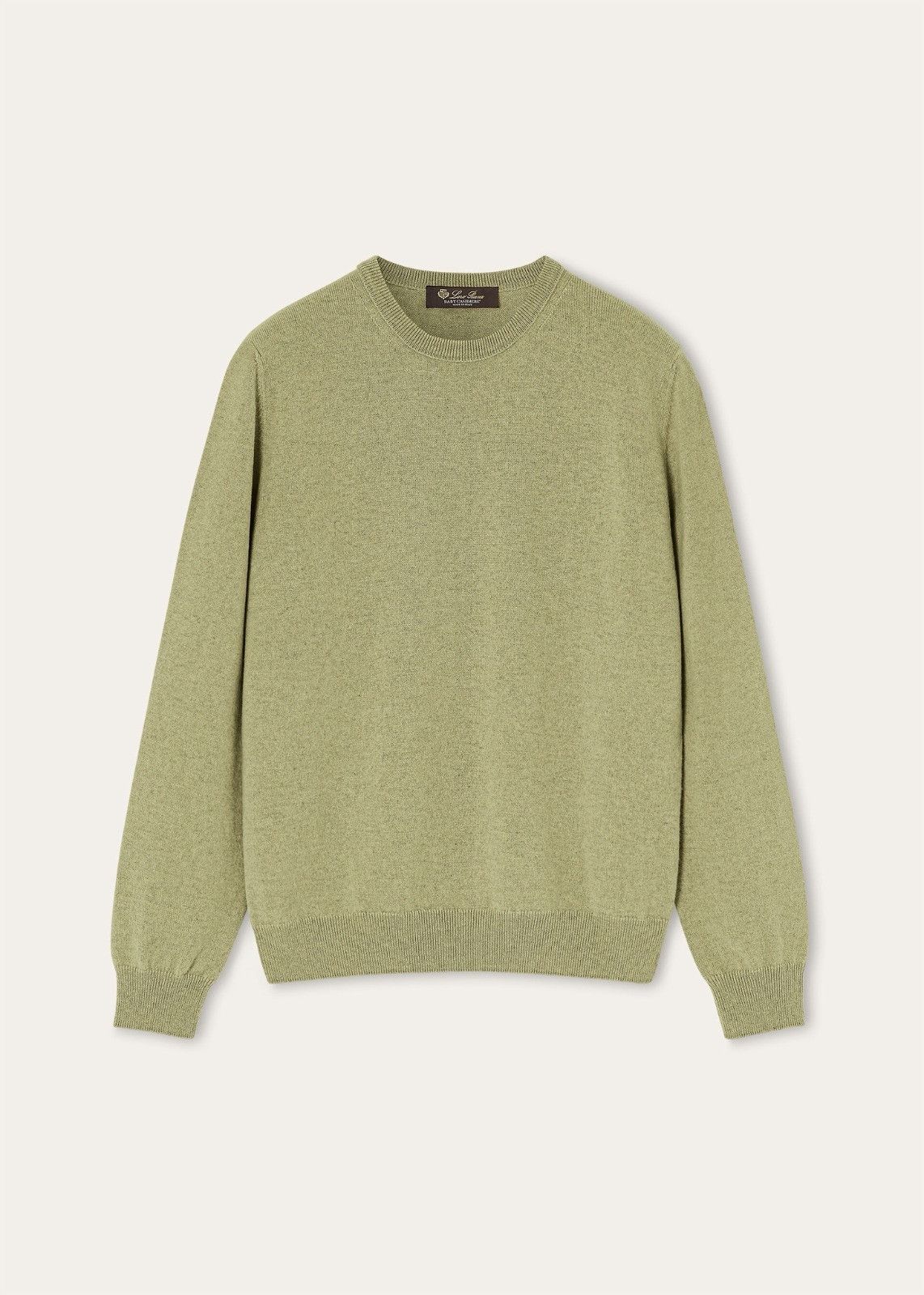 Loro Piana o1srvl11e0526 FAQ0619 Arona Crewneck Sweater in Light Green Size XS / US 0-2 / IT 36-38 - 1 Thumbnail