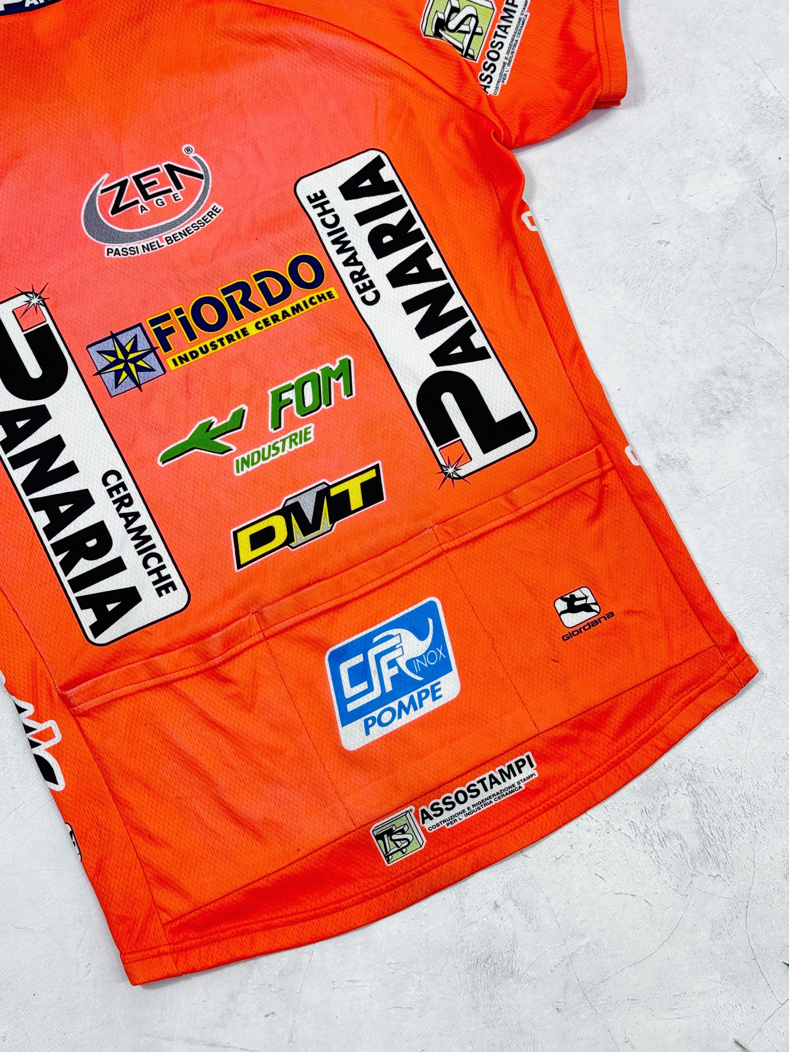 Vintage Vintage Giordana Cycling Jersey Panaria Fiordo Size US M / EU 48-50 / 2 - 15 Thumbnail