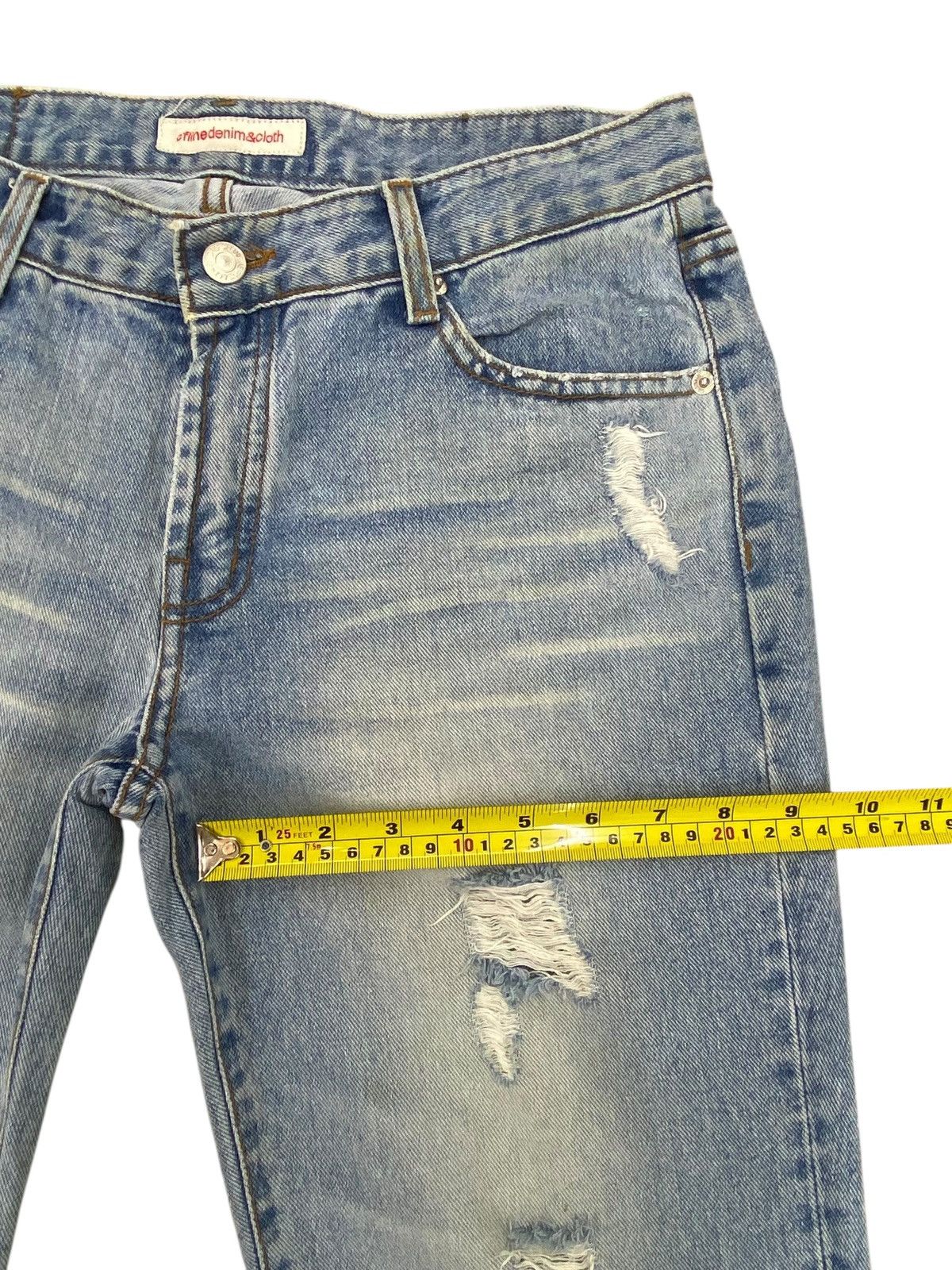 Japanese Brand Japanese Brand Asid Distressed Style Straight Cut Jeans Size US 30 / EU 46 - 10 Thumbnail