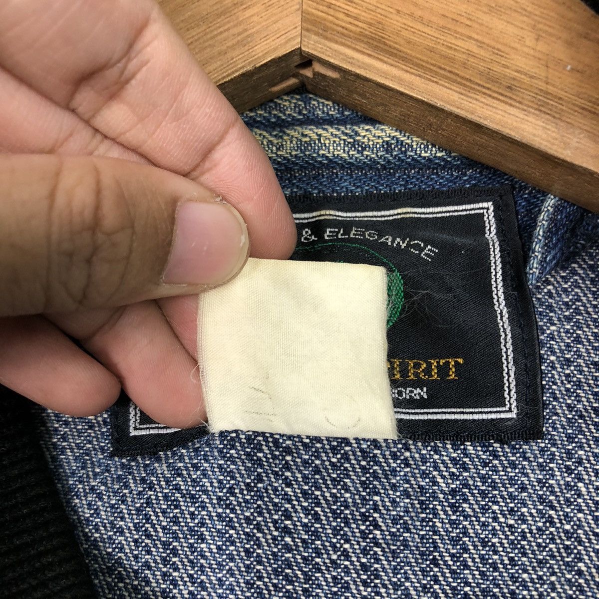 Japanese Brand 📌Vintage Denim Bomber Jacket Worker Big Born Issey Miyake Size US L / EU 52-54 / 3 - 19 Thumbnail