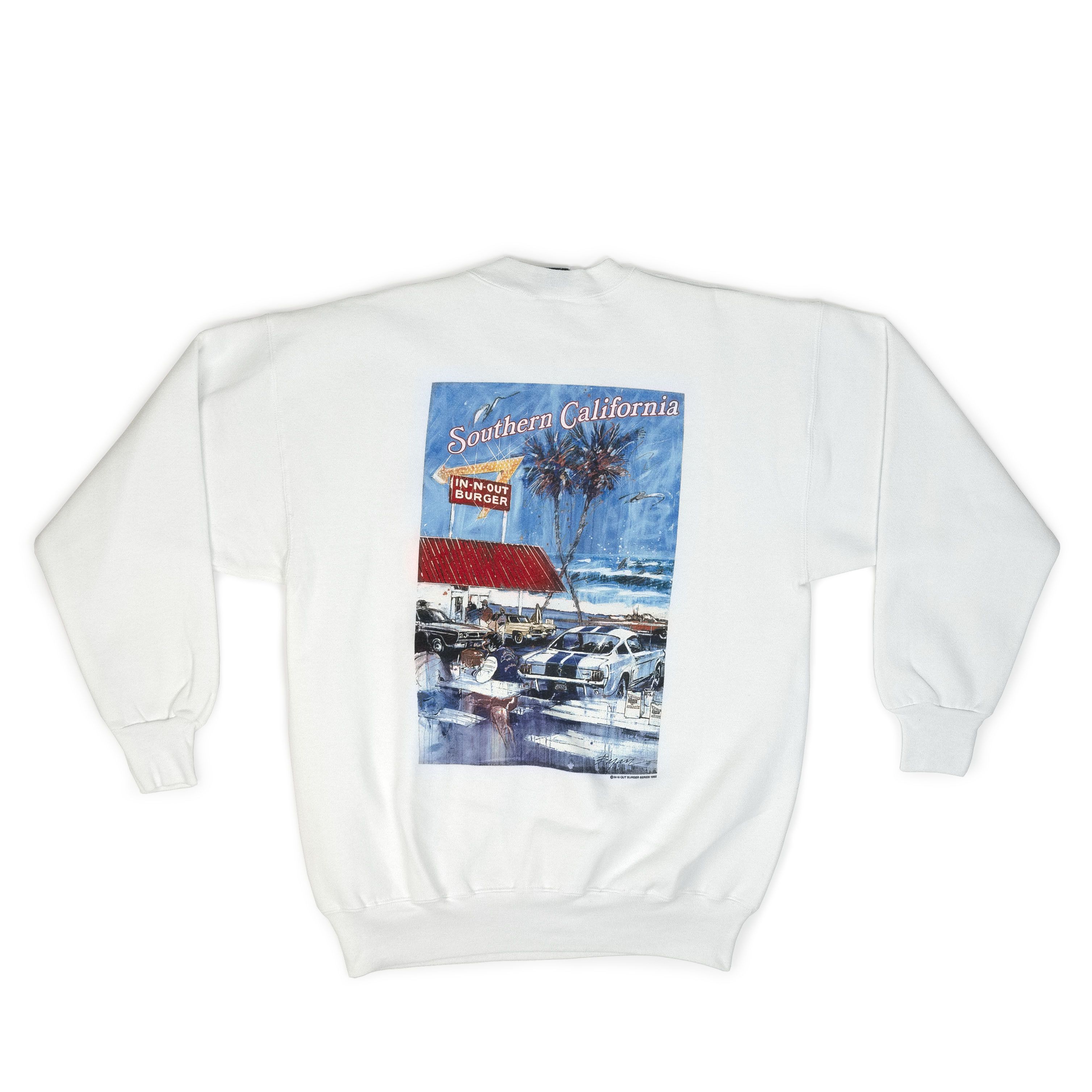 Hanes × Vintage Vintage 1992 In N Out Crewneck Size US L / EU 52-54 / 3 - 2 Thumbnail