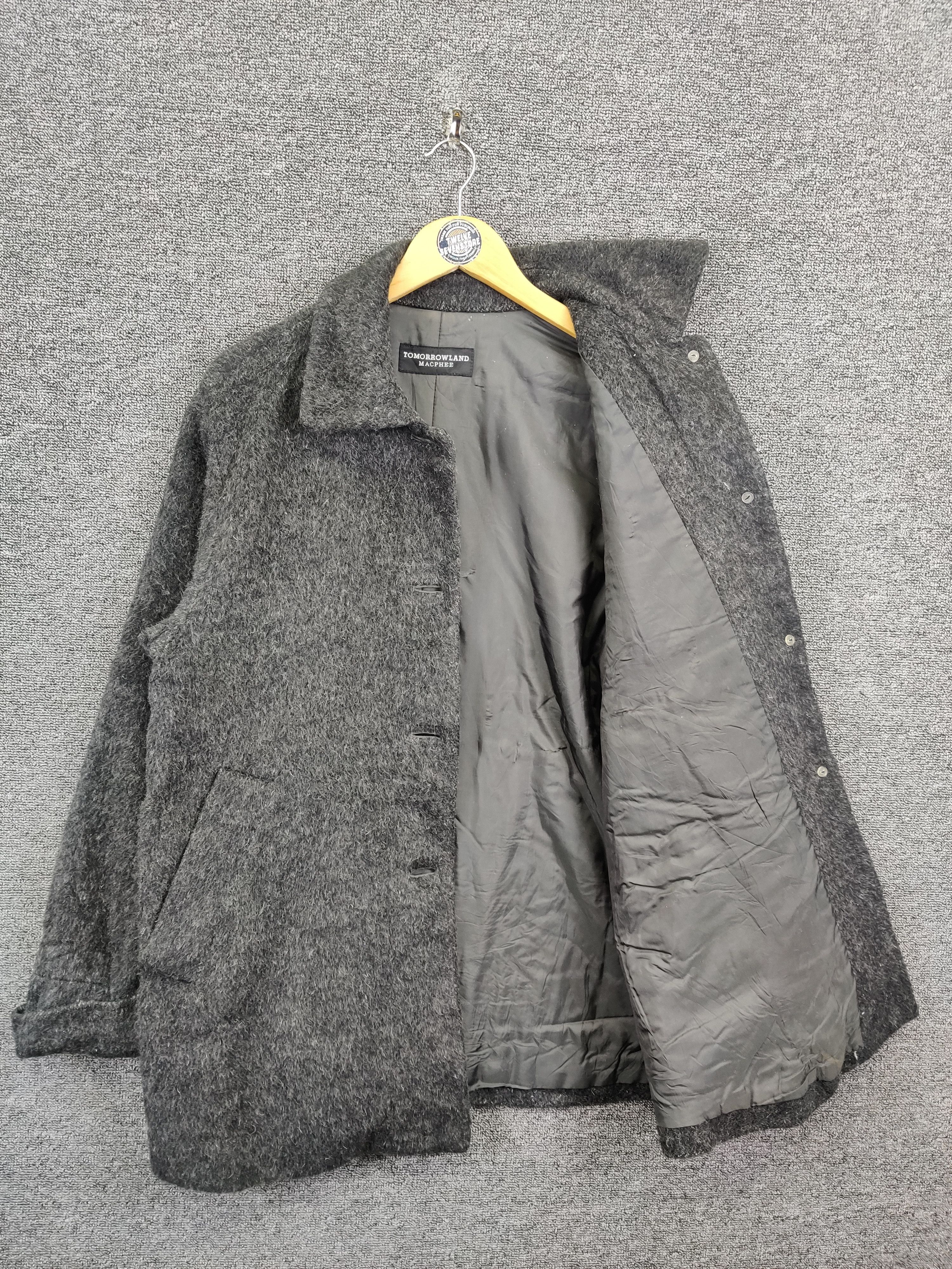 Japanese Brand Mapchee Tomorrowland Mohair Single Breasted Coat Size US M / EU 48-50 / 2 - 7 Thumbnail