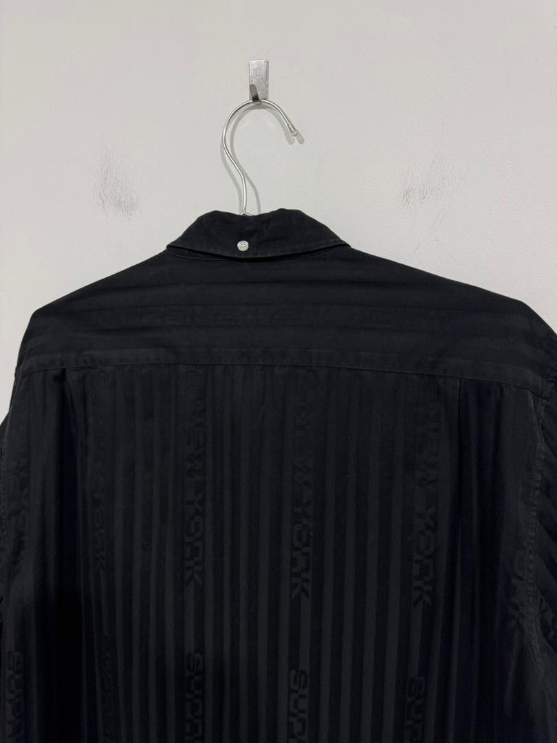Supreme Supreme New York Monogram Black Shirt Size US XL / EU 56 / 4 - 6 Thumbnail