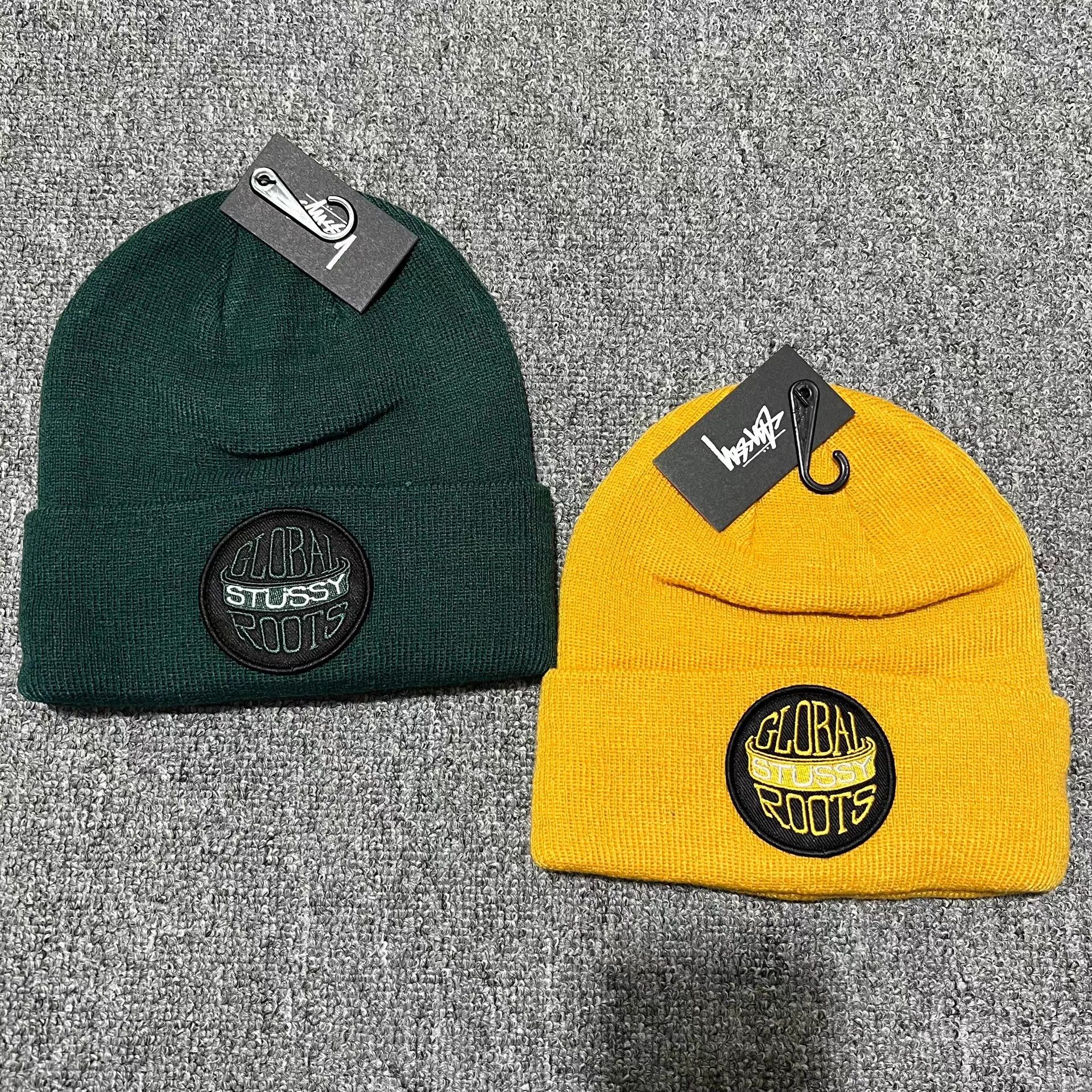 Stussy Stussy Globe Logo Embroidered Knit Beanie Q7 Size ONE SIZE - 1 Thumbnail