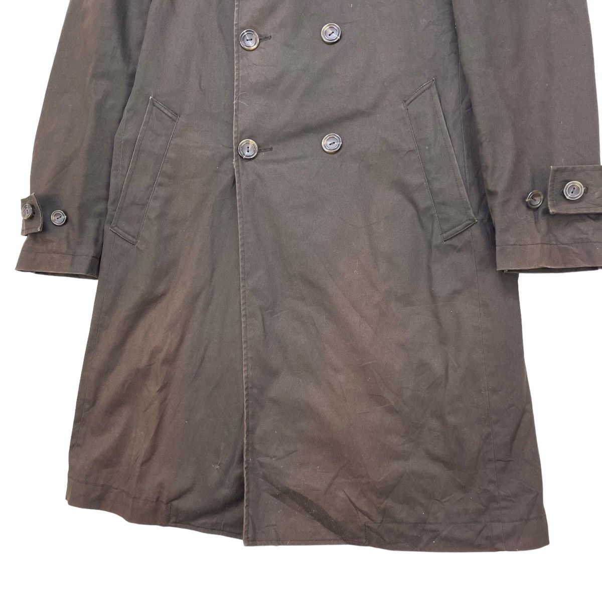 Japanese Brand 🔥Tornado Mart Japan Trench Coat Distressed Faded Jacket Size US S / EU 44-46 / 1 - 7 Thumbnail