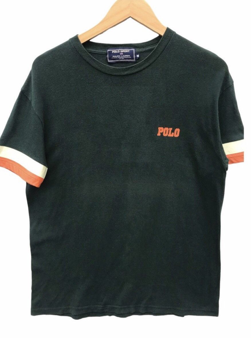 Polo Ralph Lauren Vintage Polo Sport Spellout Big P Faded Ralph Lauren Shirt Size US M / EU 48-50 / 2 - 4 Thumbnail