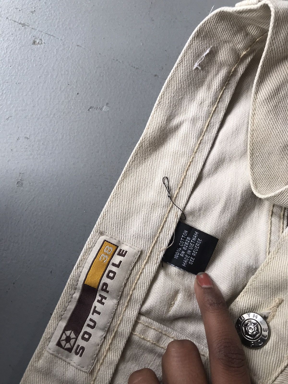 Southpole × Vintage Vintage Southpole brown yellow tab baggy fit denim Size US 38 / EU 54 - 8 Thumbnail