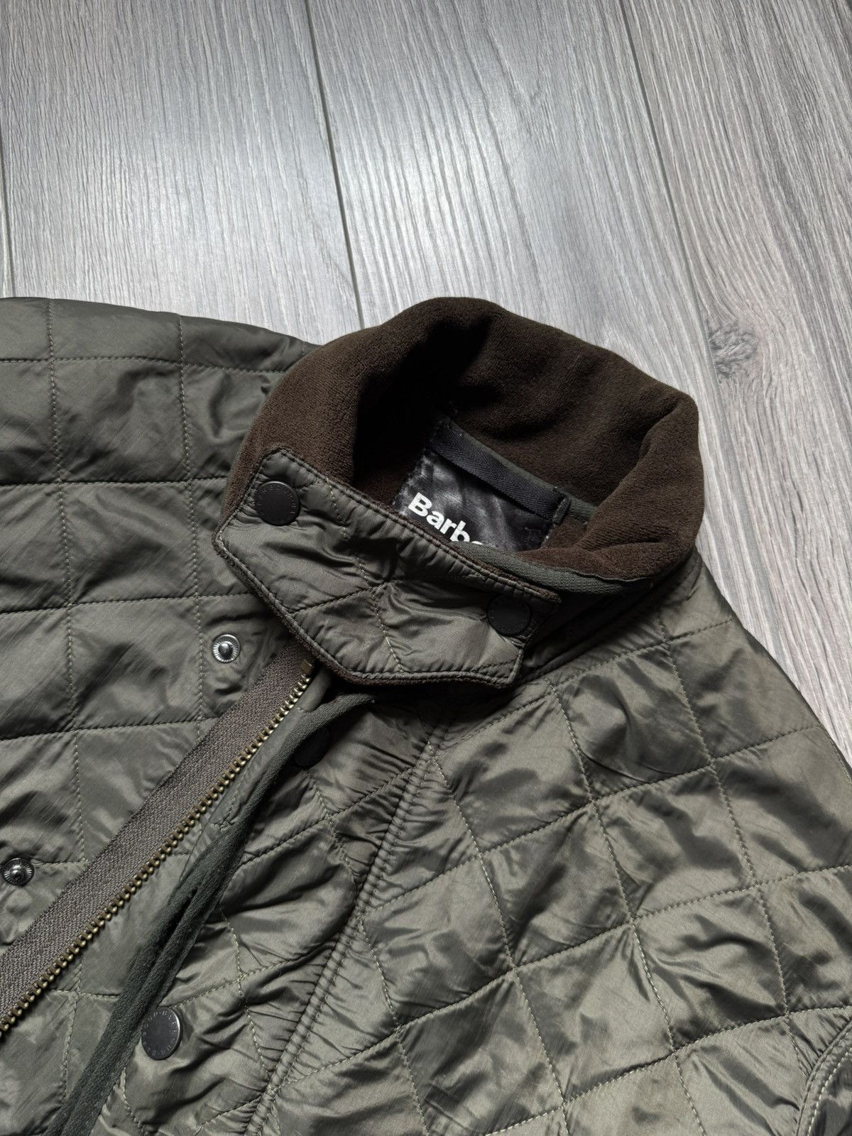 Barbour × Heritage Research × Vintage Barbour Polar Quilted jacket in Khaki green L Size US L / EU 52-54 / 3 - 5 Thumbnail