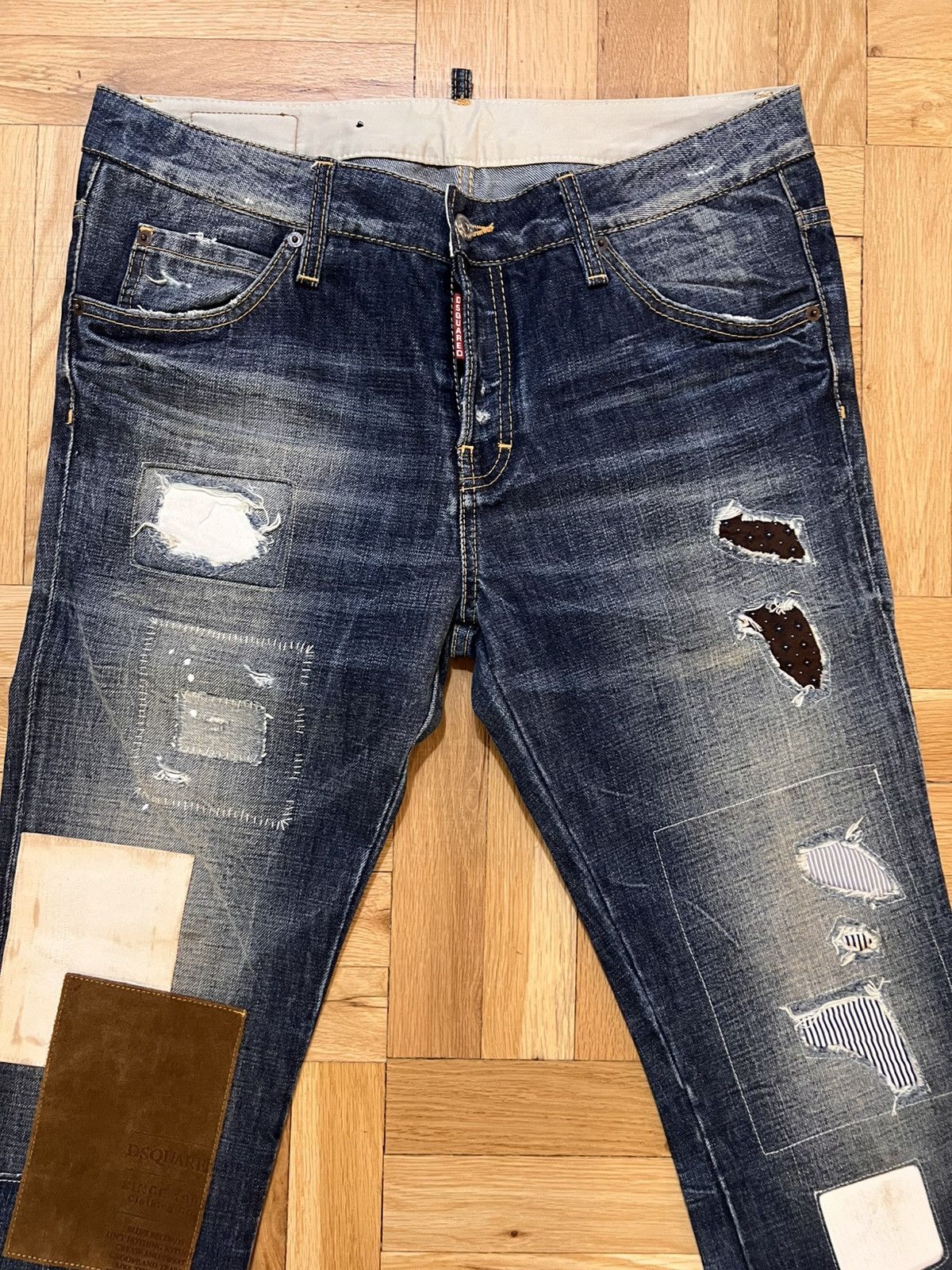 Dsquared2 Dsquared2 Runway Patchwork Denim super rare Size US 34 / EU 50 - 6 Thumbnail