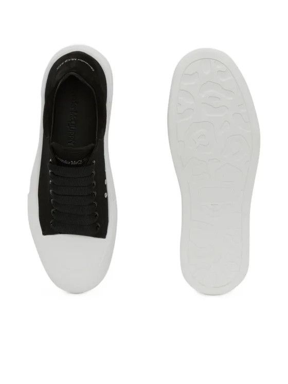 Alexander McQueen o1w1db10925 Deck Lace Up Plimsoll in Black/White Size US 8.5 / IT 38.5 - 4 Thumbnail