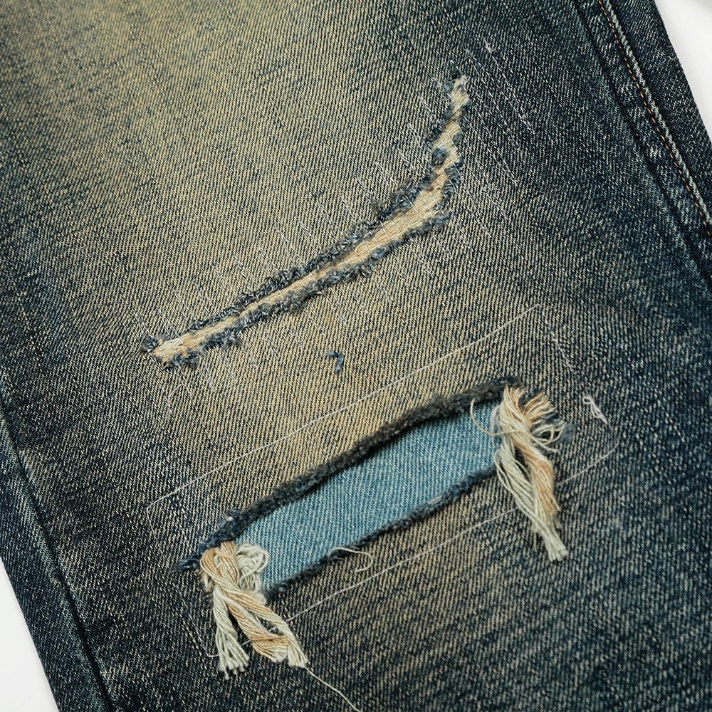 Vintage Men's vintage distressed punk washed ripped jeans Size US 32 / EU 48 - 4 Thumbnail