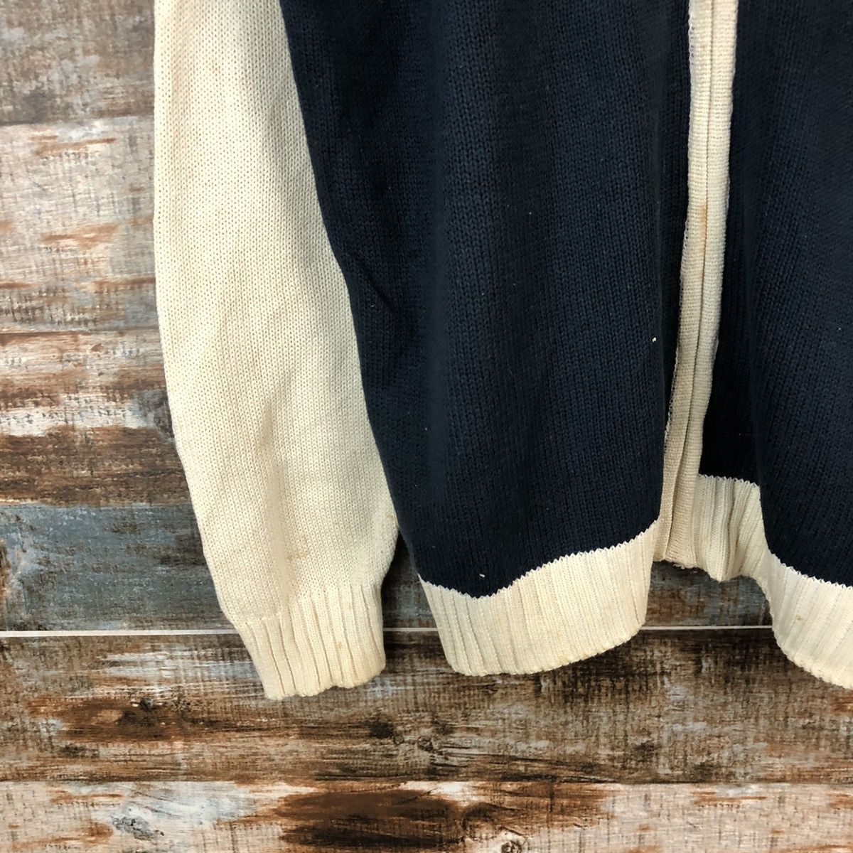 Japanese Brand × Vintage Work Plants Dark Blue White Bombers Jacket #A2252 Size US L / EU 52-54 / 3 - 7 Thumbnail