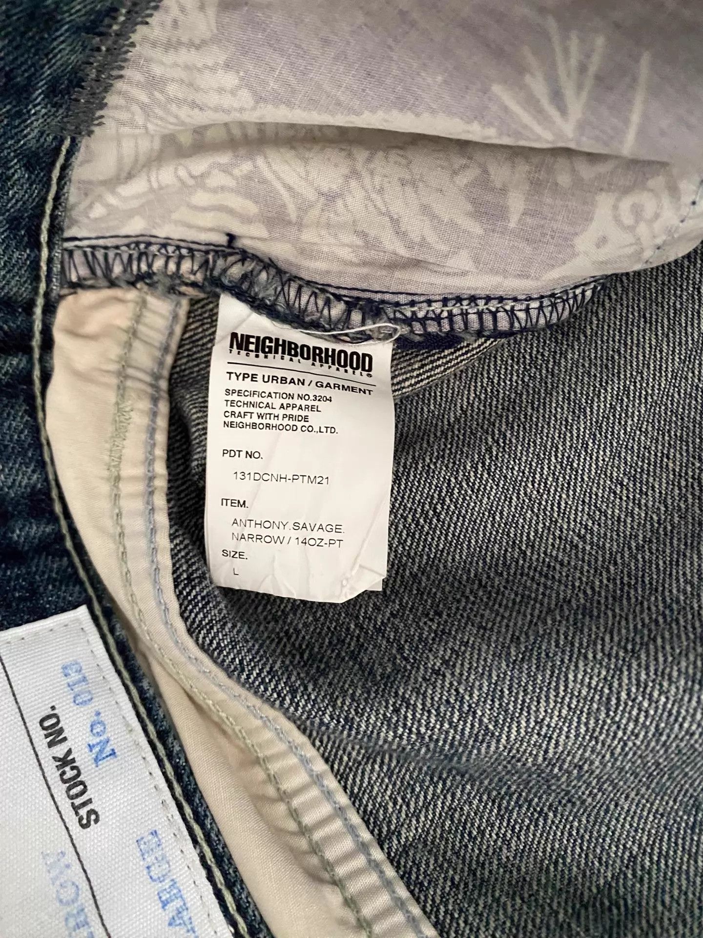 Neighborhood Neighborhood 13ss Anton King Narrow Blue Jeans L Size US 34 / EU 50 - 8 Thumbnail