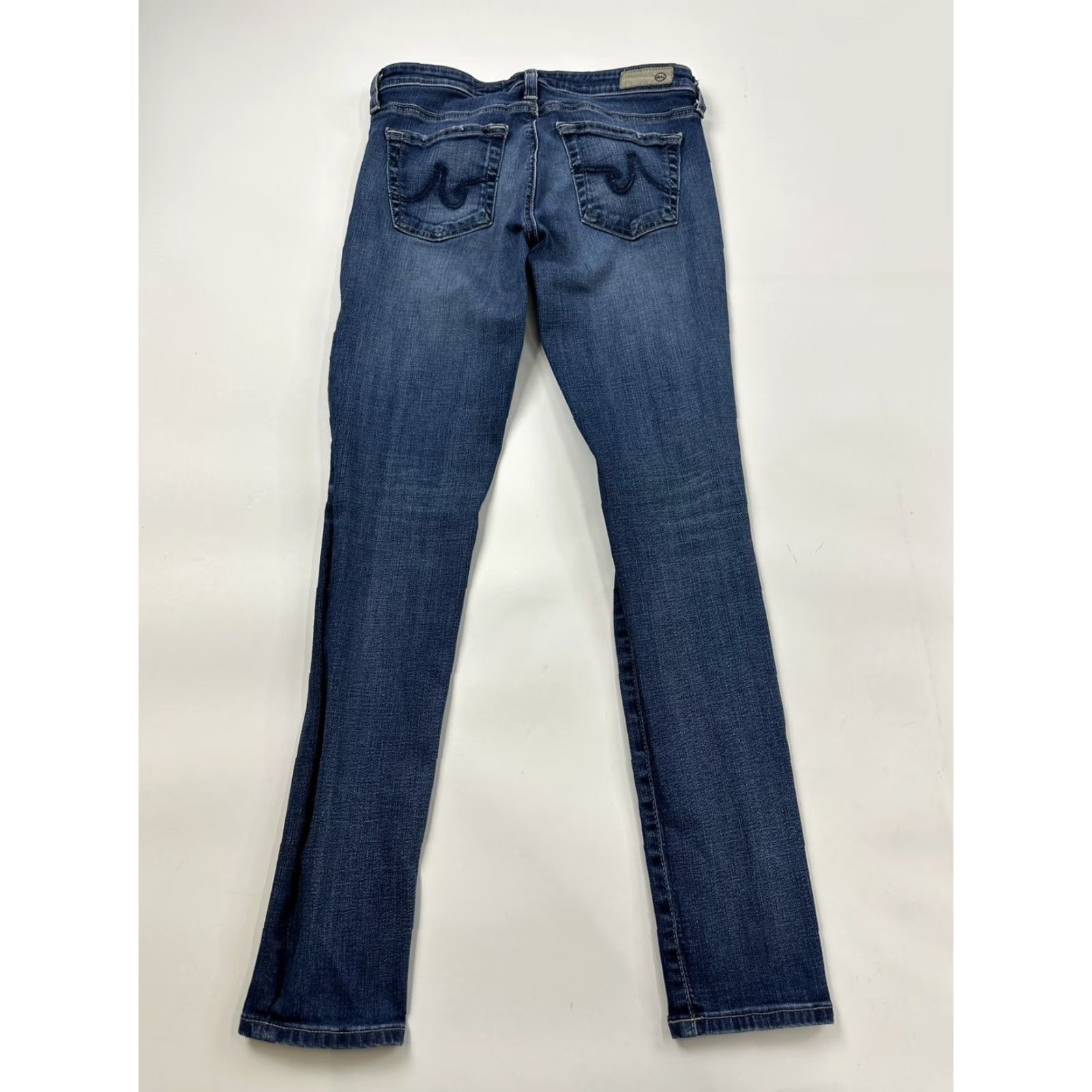 Vintage VINTAGE AG Adriano Goldschmied Jeans Womens 26 Blue The High Rise Abby Ankle Distressed Skinny Hairline-Edge Size 26" / US 2 / IT 38 - 2 Thumbnail