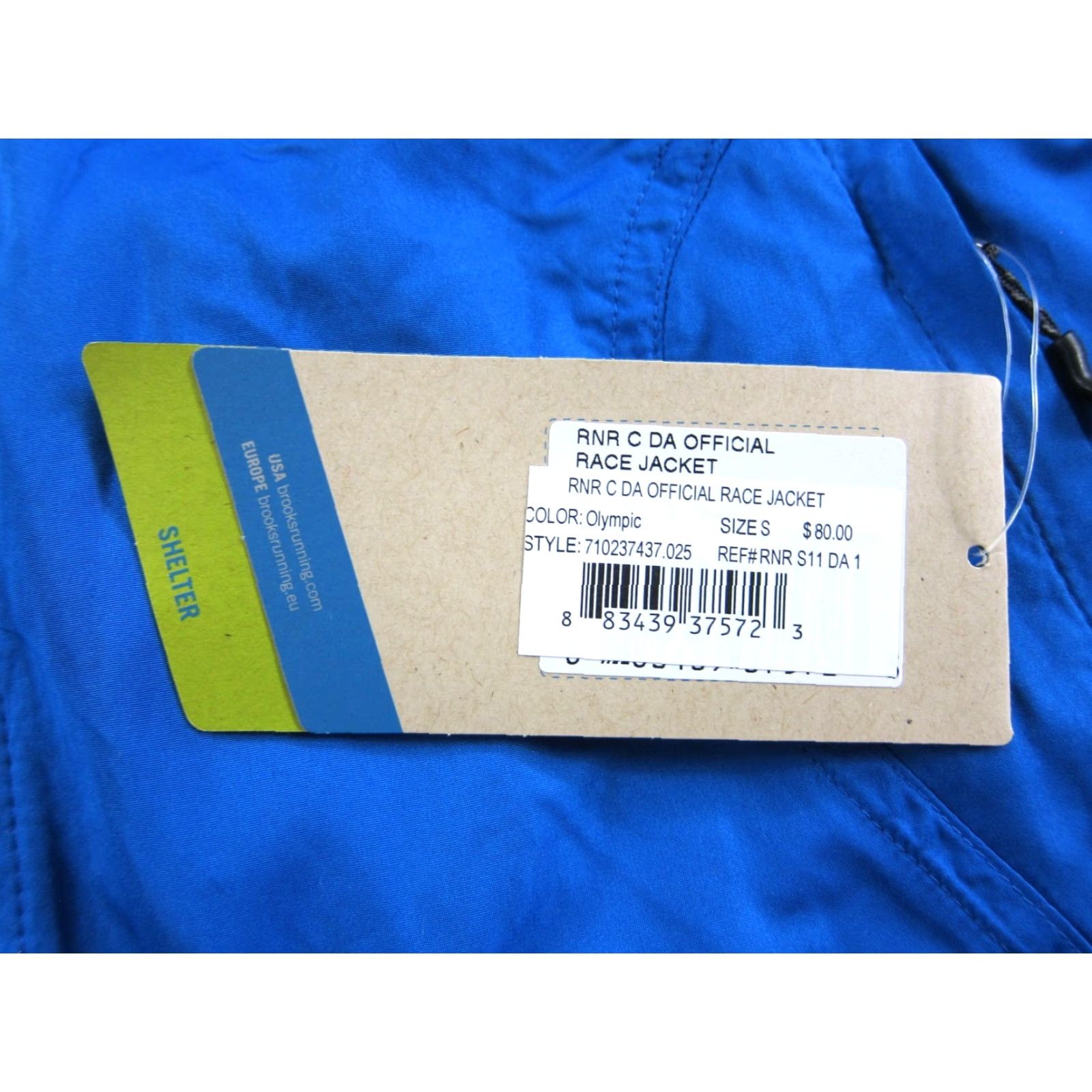 Brooks NWT Brooks Rock N Roll Dallas 1/2 Marathon 2011 Race Windbreaker Jacket Men S Size US S / EU 44-46 / 1 - 6 Thumbnail