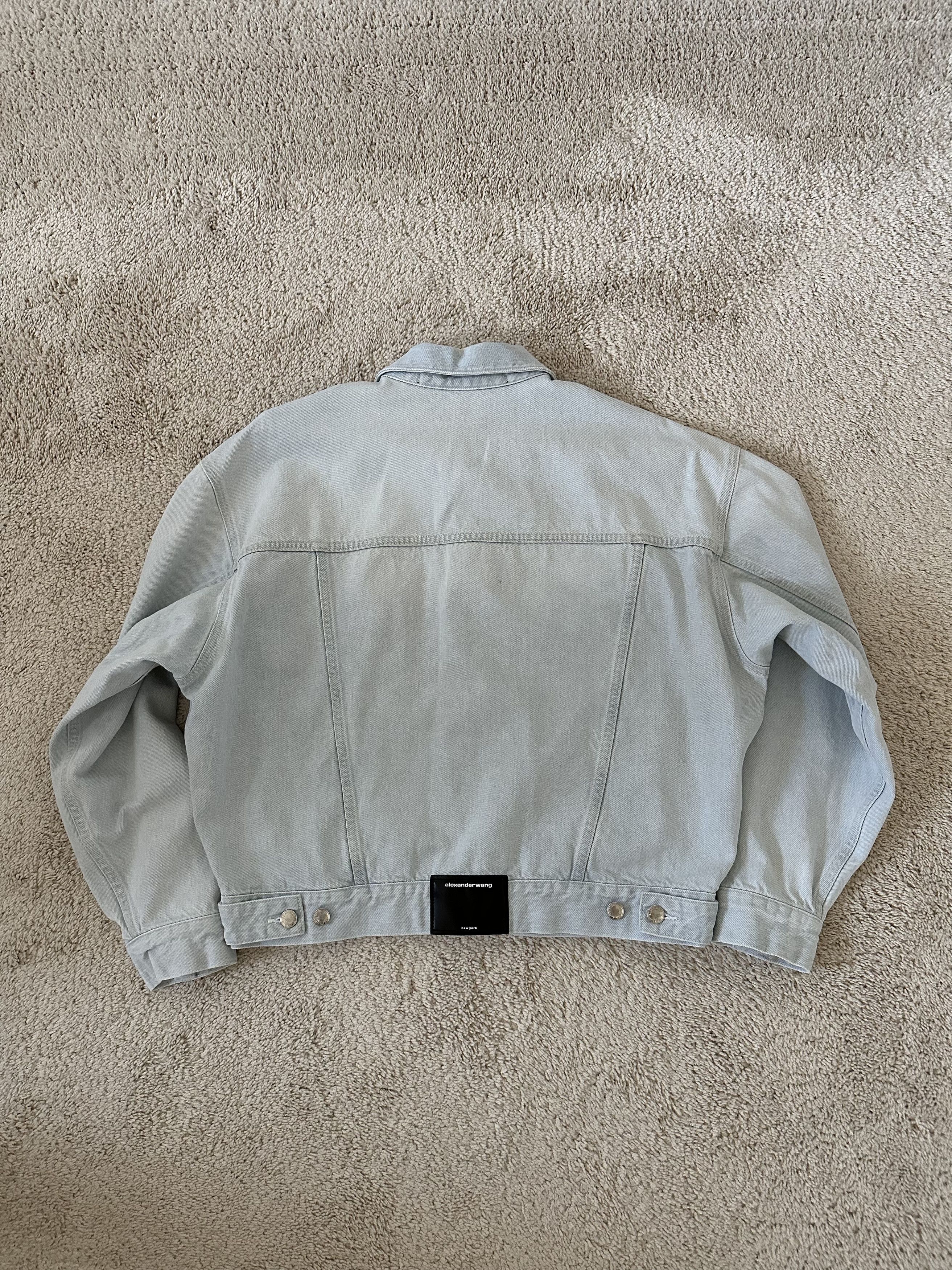 Alexander Wang Alexander Wang Game Denim Jacket (Light Wash Blue) Size US S / EU 44-46 / 1 - 4 Thumbnail
