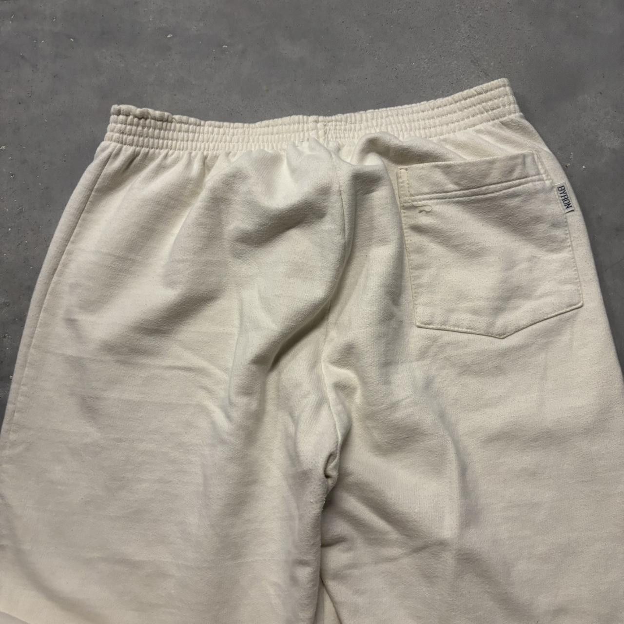 Japanese Brand × Vintage Crazy Vintage 90s Cream Skater Essential Sweatpants! Size US 32 / EU 48 - 6 Thumbnail