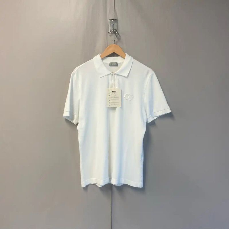Dior Dior White XL Men's Polo Shirt 0089 Size US XL / EU 56 / 4 - 1 Thumbnail