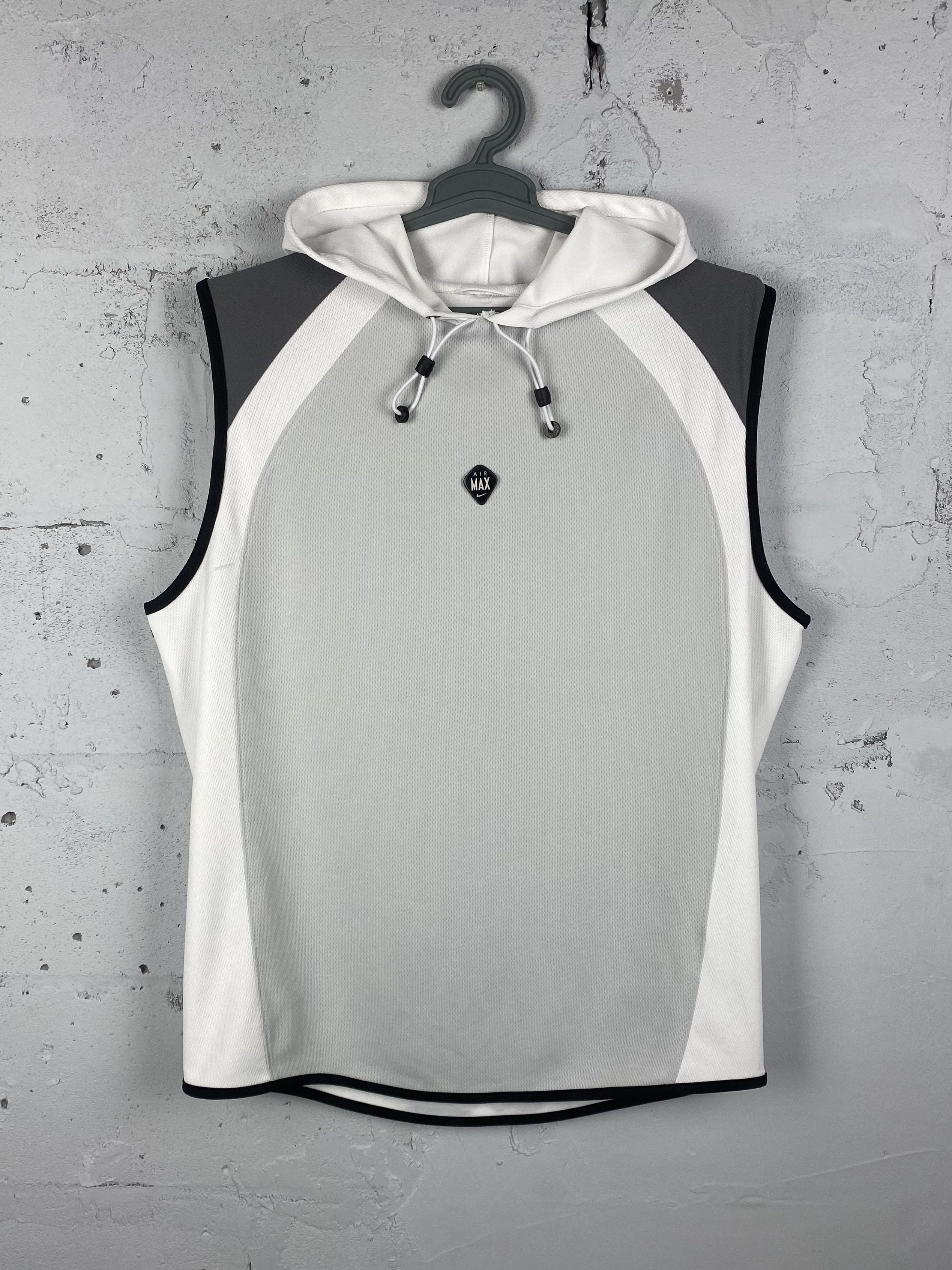 Nike × Vintage Vintage Nike Air Hooded Tank Top Sleeveless Size US L / EU 52-54 / 3 - 2 Thumbnail